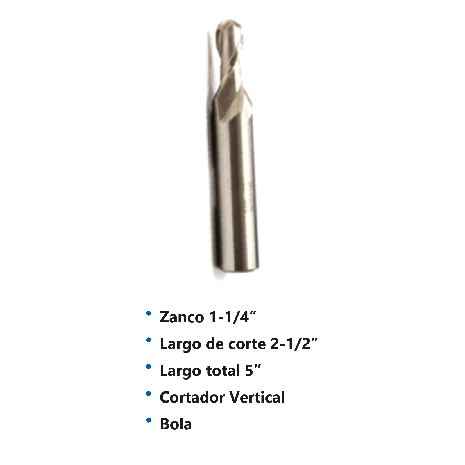CORTADOR VERTICAL 1-1/4 X 1-1/4" BOLA 2F A. V. - Imagen 2