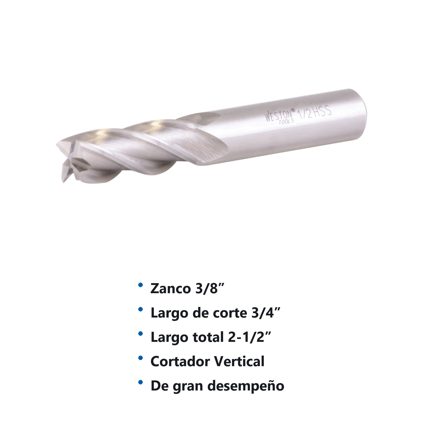 CORTADOR VERTICAL A.V. 3/8X3/8" 4F - Imagen 2