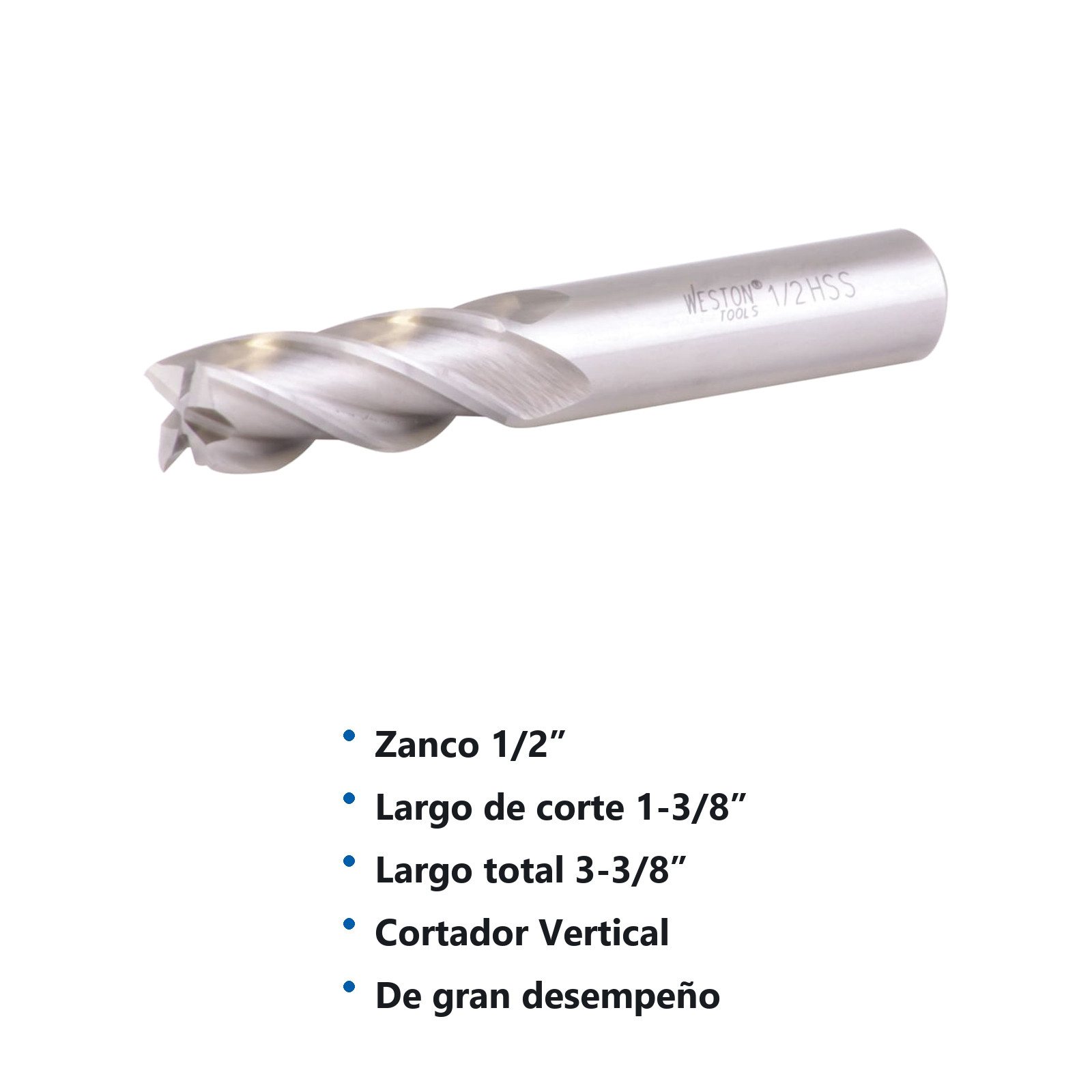 CORTADOR VERTICAL A.V. 5/8X1/2" 4F - Imagen 2