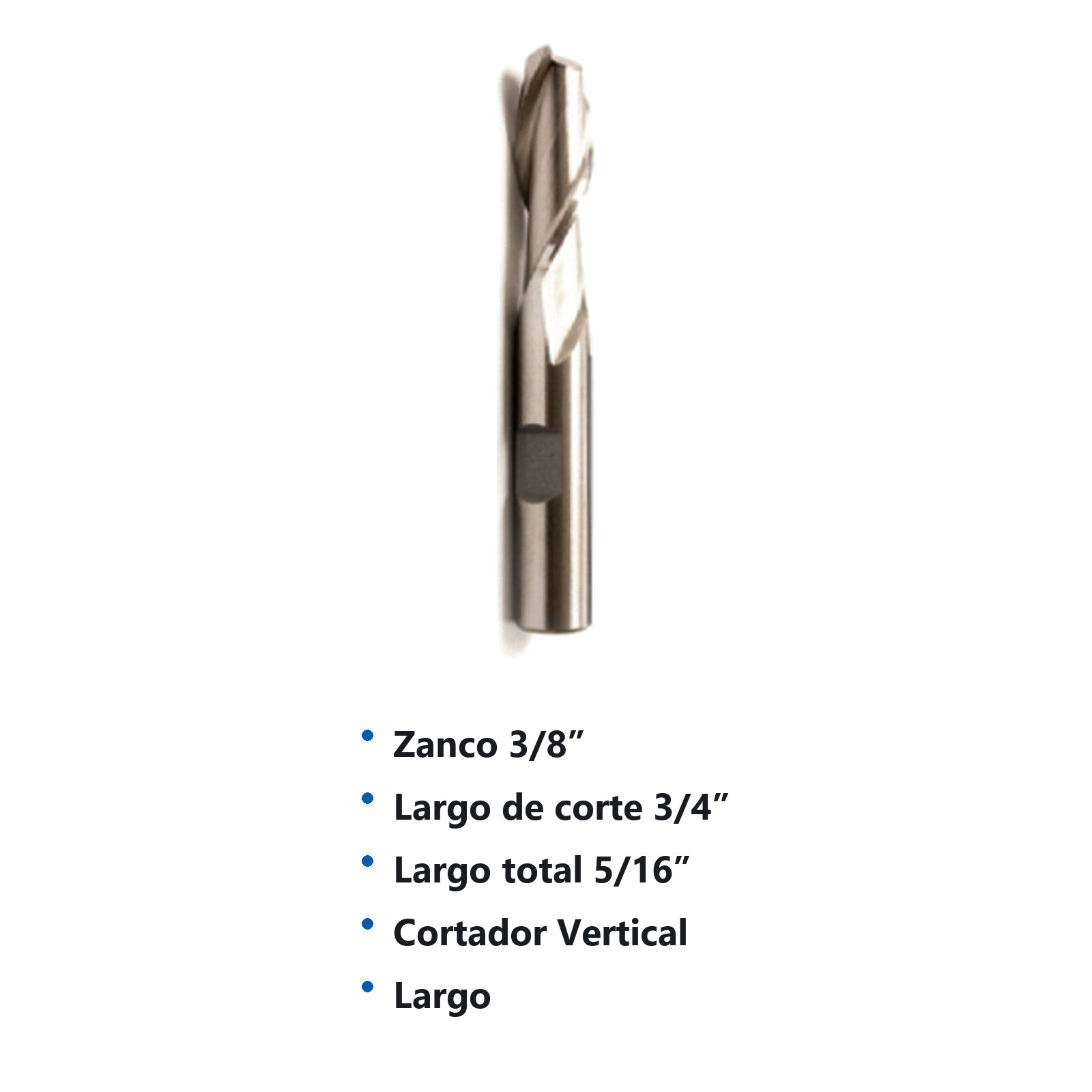 CORTADOR VERTICAL 5/16 X 3/8" 2F LARGO - Imagen 2