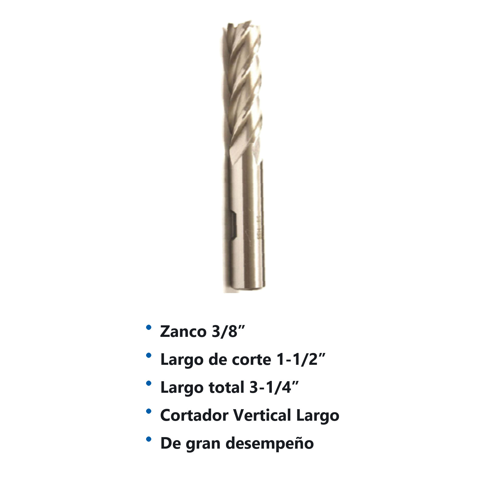 CORTADOR VERTICAL A.V. 3/8X3/8" 4F LGO. - Imagen 2