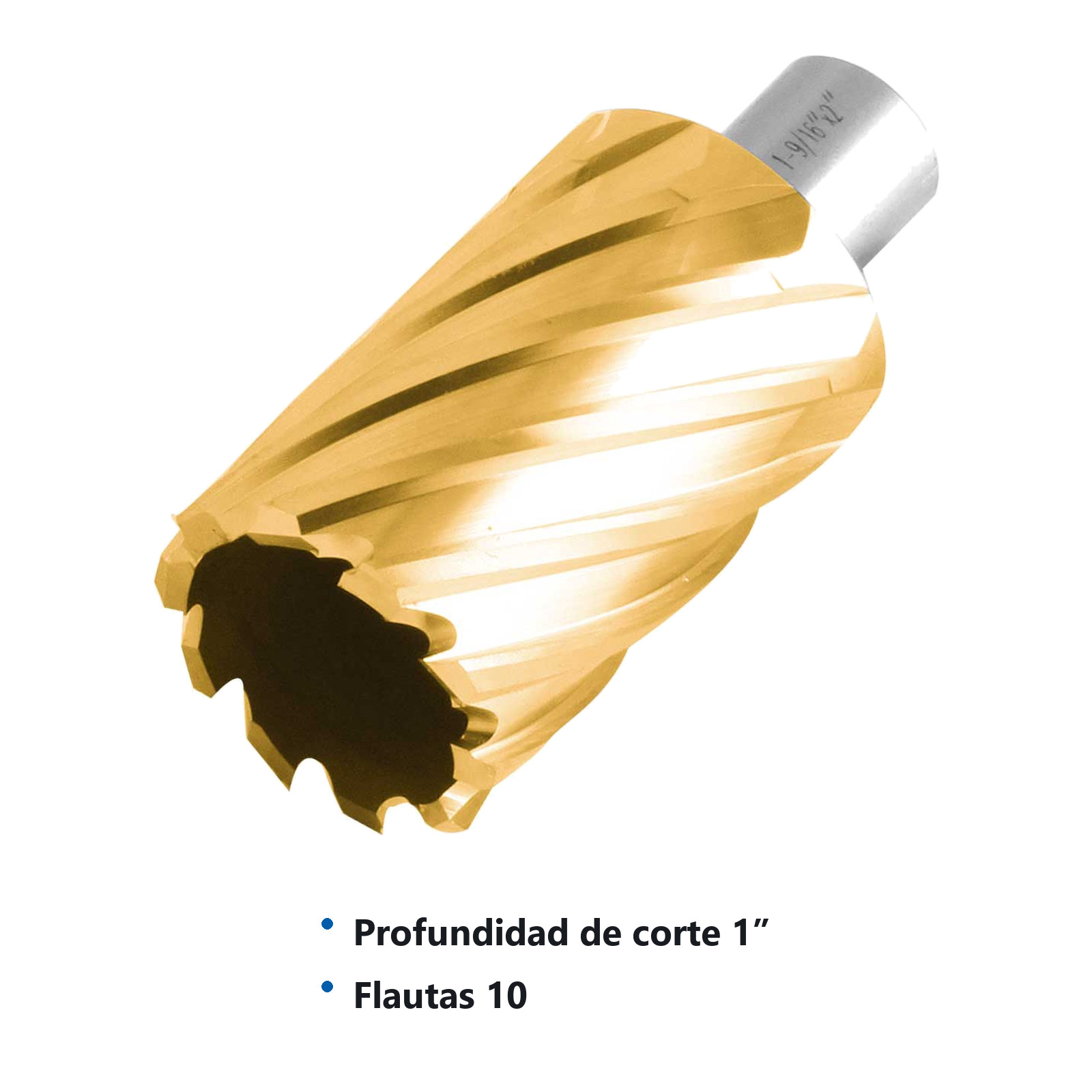 CORTADOR ANULAR C/TITANIO 1-1/2 x 1" - Imagen 2