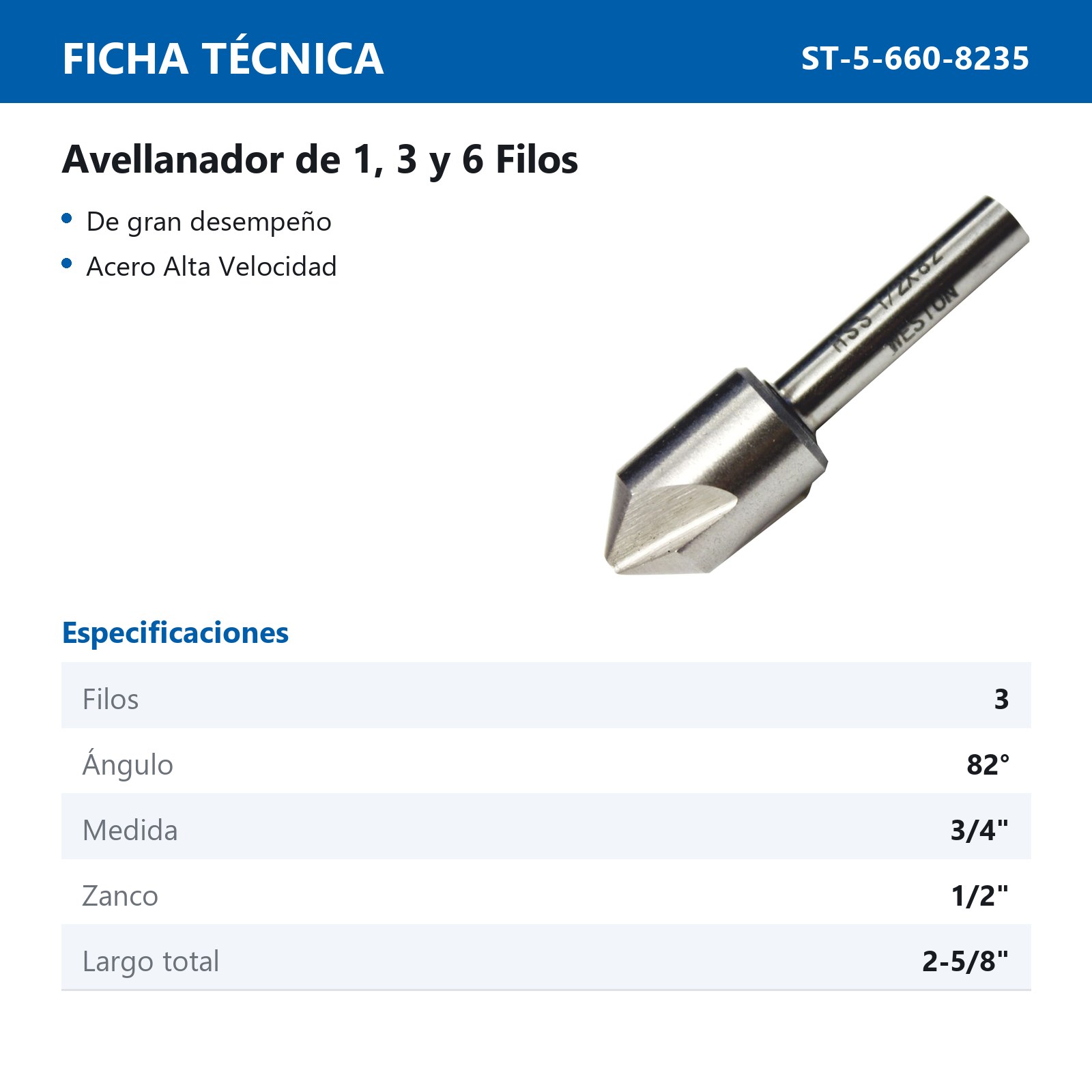 AVELLANADOR 3/4" / 82 / 3F - Imagen 2