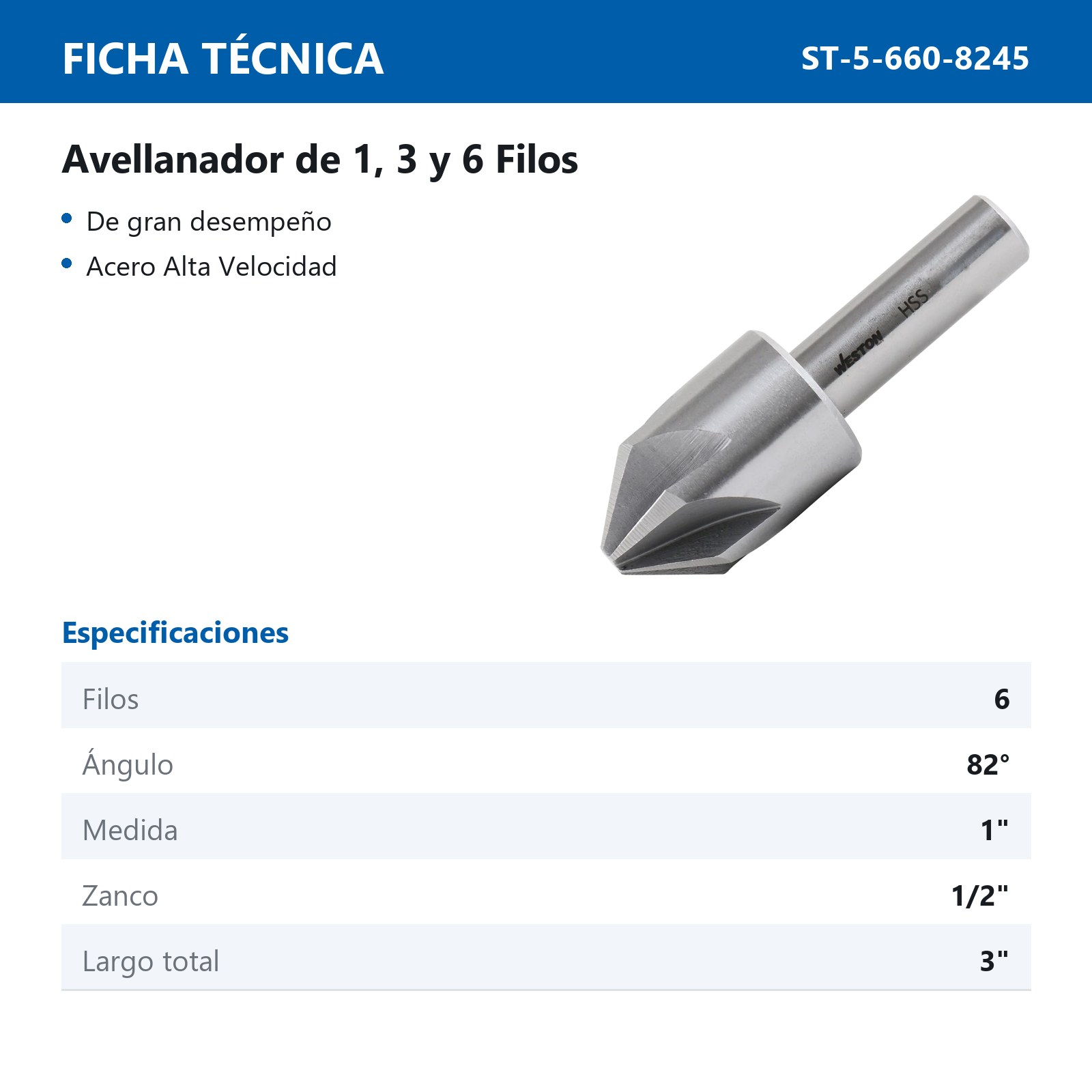 AVELLANADOR 1" / 82° / 6F AAV - Imagen 2