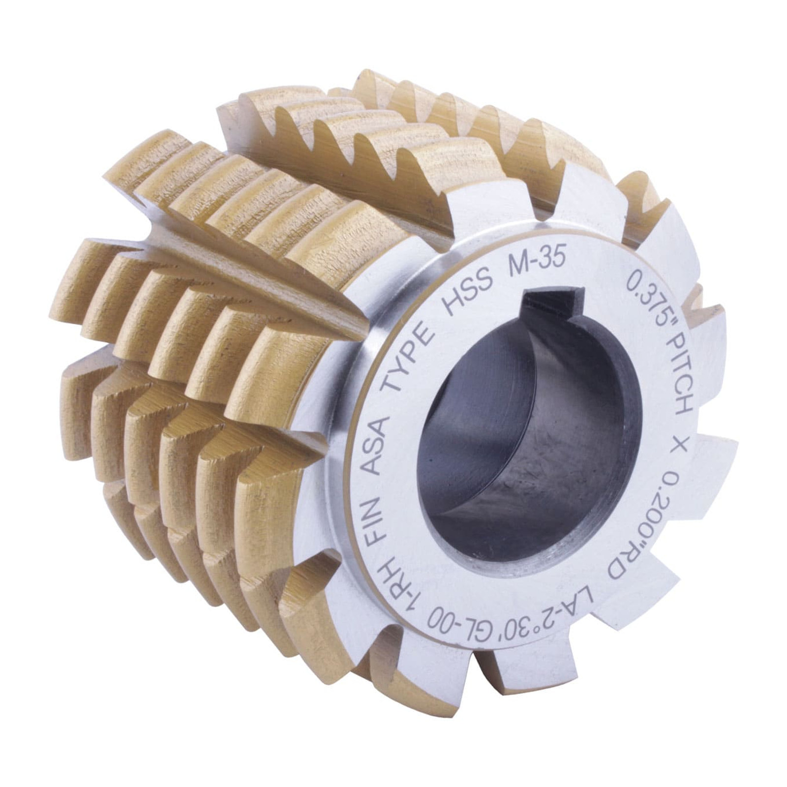 Cortador para Catarina No. 35 con Recubrimiento de Titanio 0.375" Paso 3" OD x 2.5" x 1-1/4" Mandril Weston