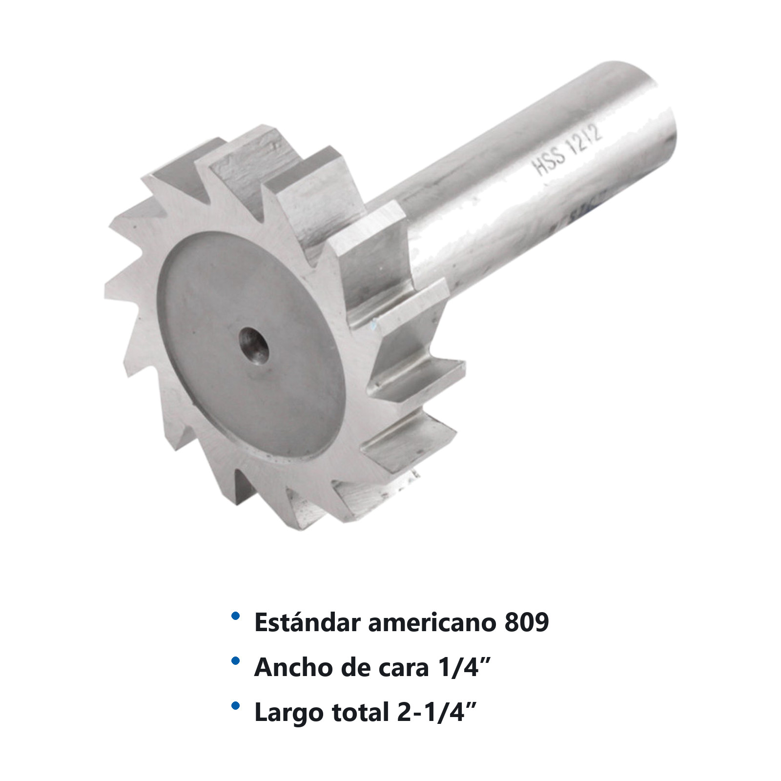CORTADOR WOODRUFF #809 1-1/8" X 1/4" AAV - Imagen 2