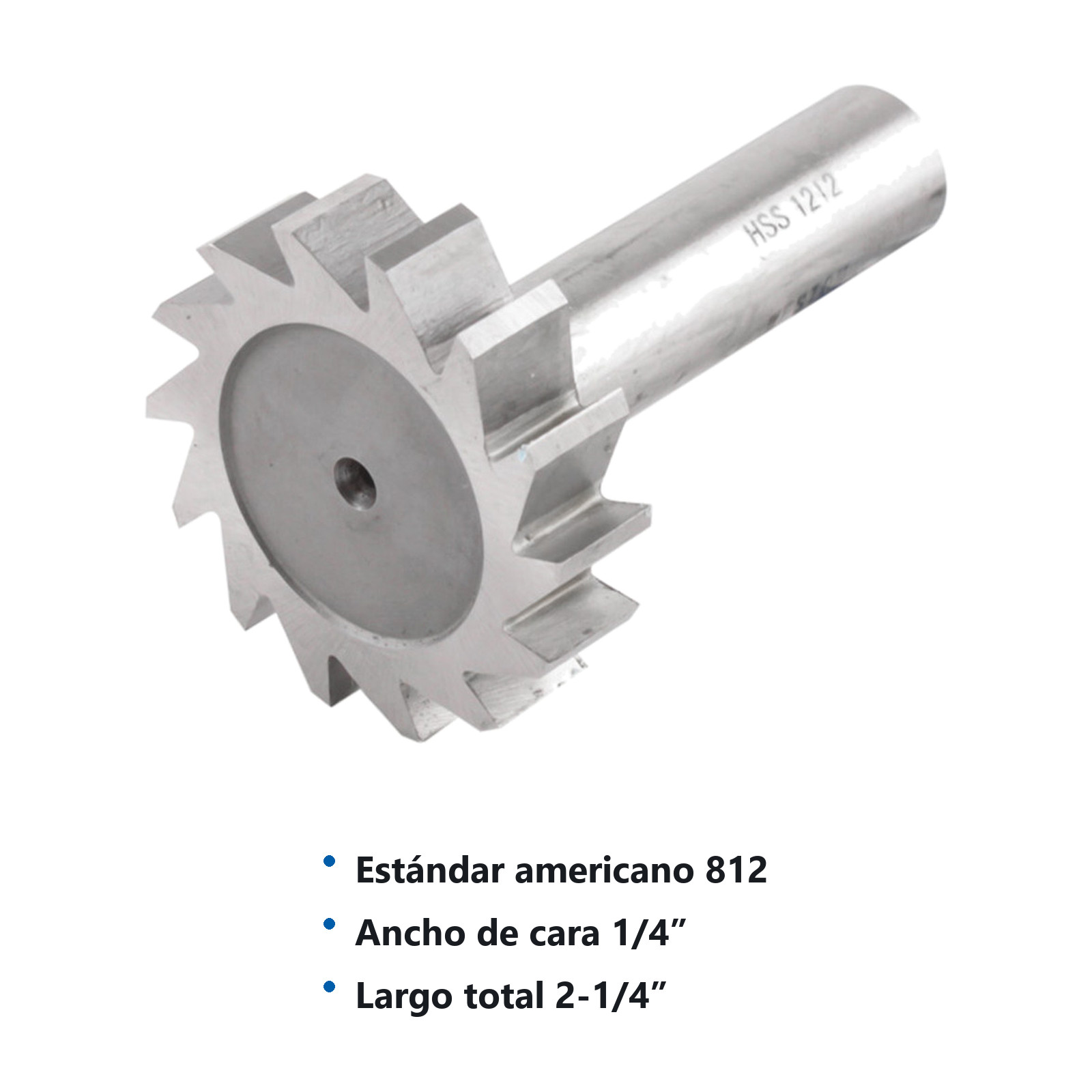 CORTADOR WOODRUFF #812 1-1/2" X 1/4" AAV - Imagen 2