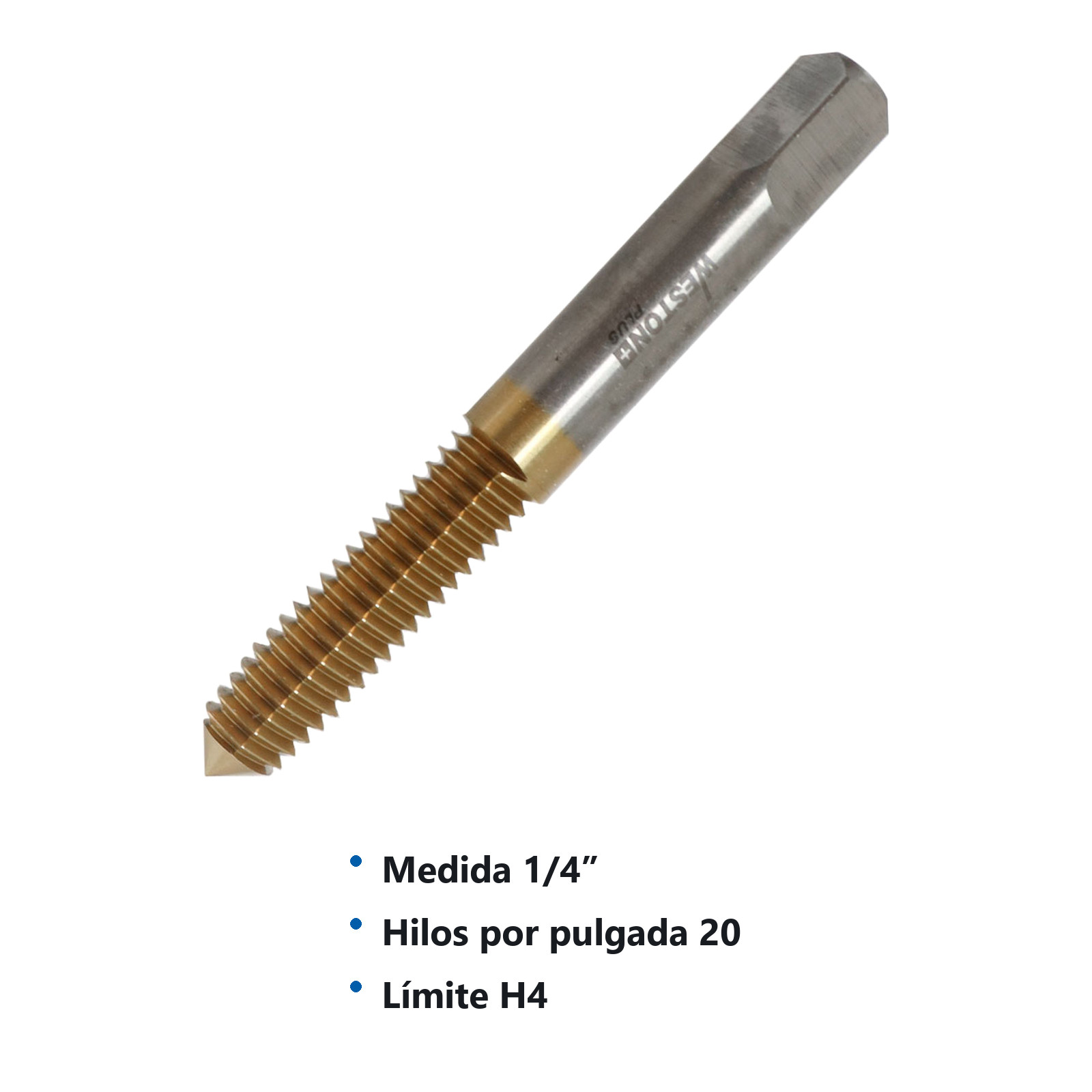 MACHUELO FORMING 1/4"-20 AAV REC. TITANIO H4 - Imagen 2