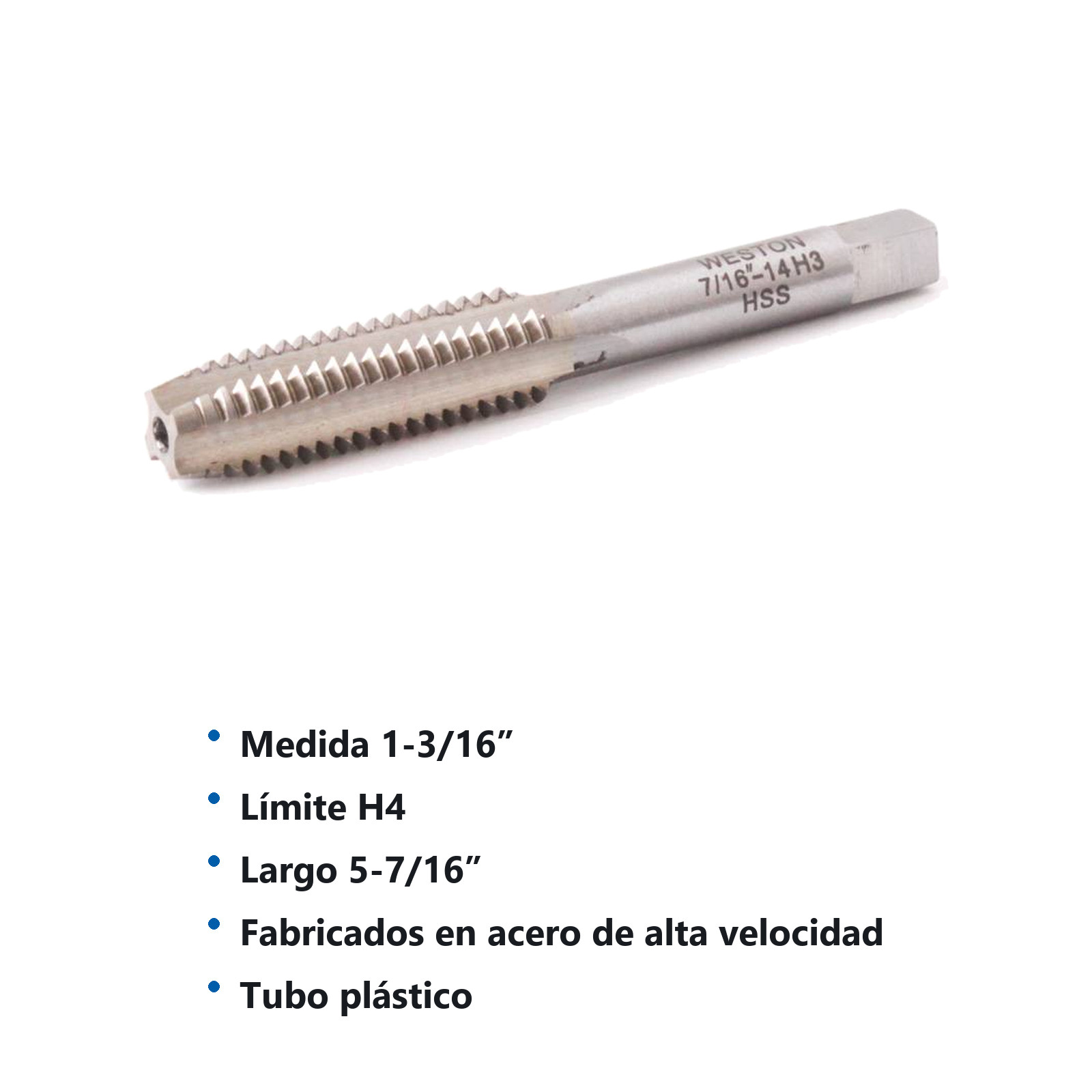 MACHUELO 1-3/16"-8 AAV - Imagen 2