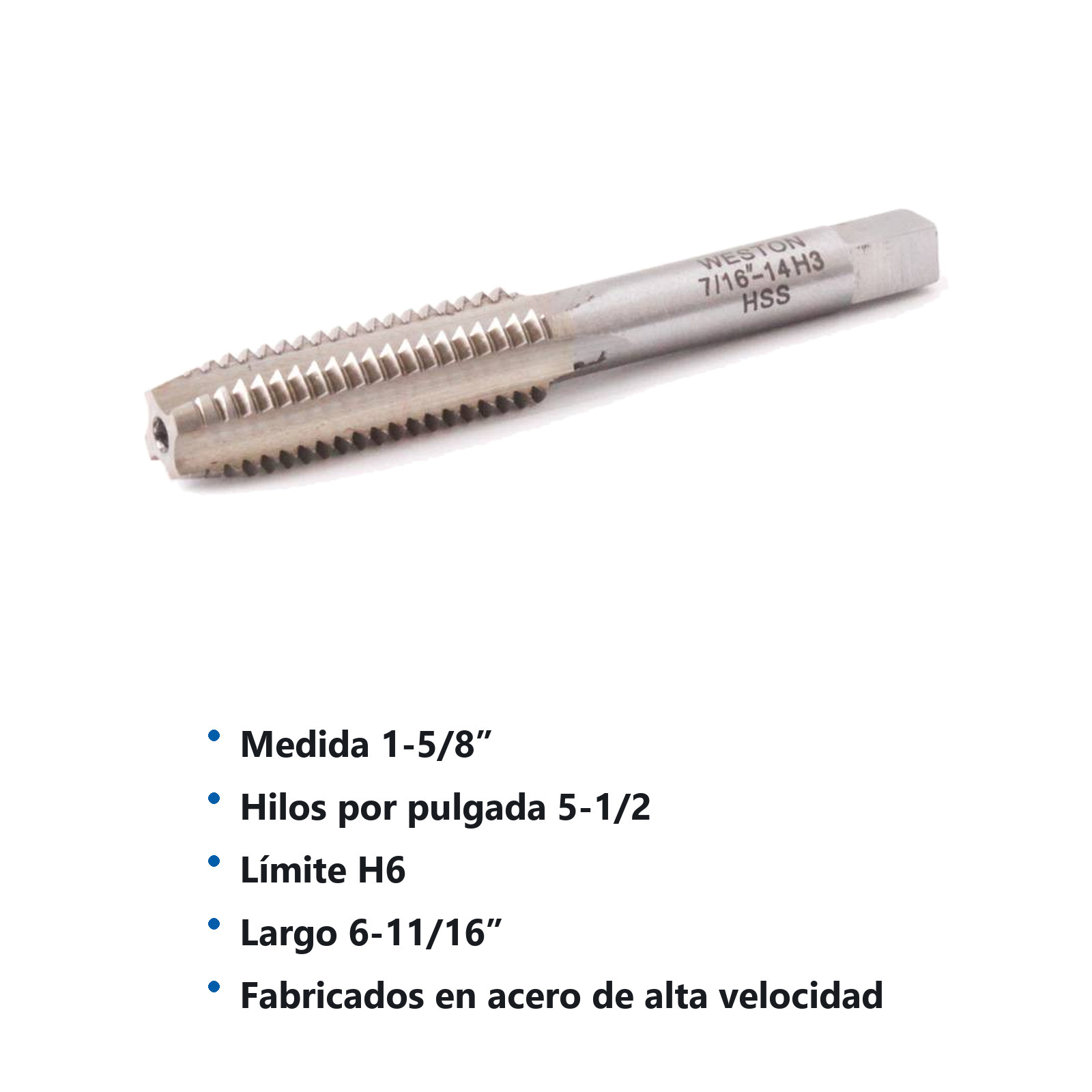 MACHUELO 1-5/8"-5-1/2 AAV - Imagen 2