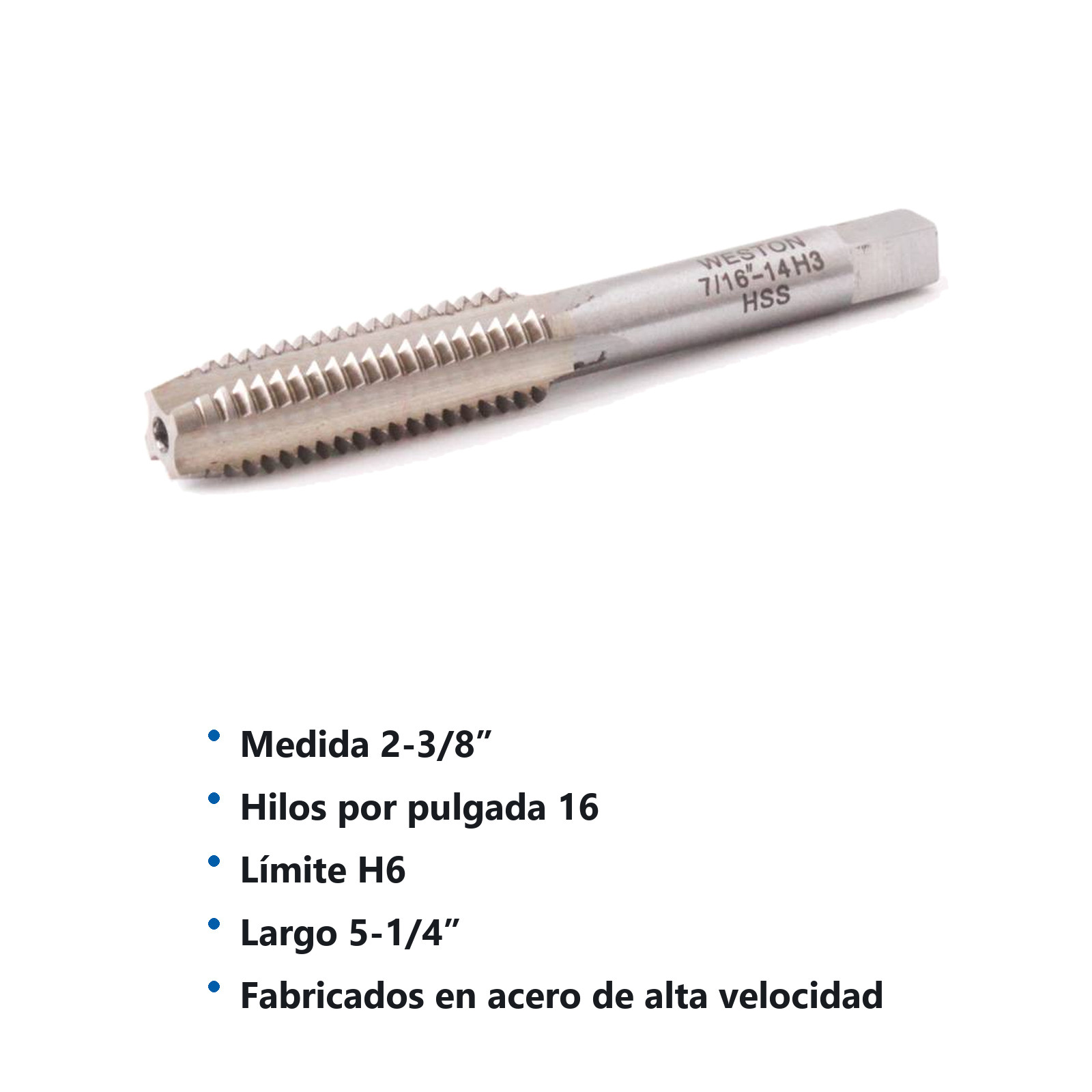 MACHUELO 2 3/8""-16 AAV - Imagen 2