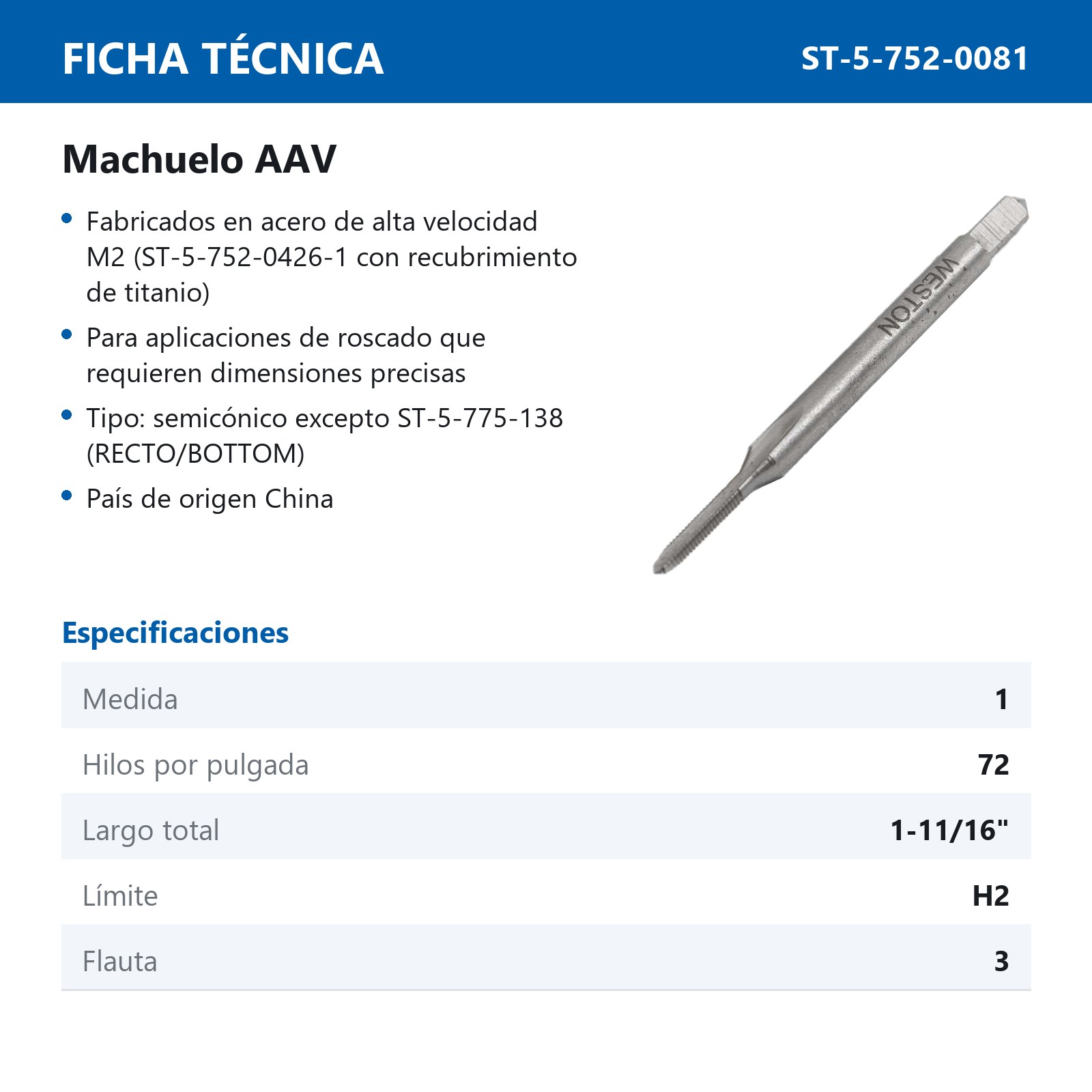 MACHUELO 1-72 AAV - Imagen 3