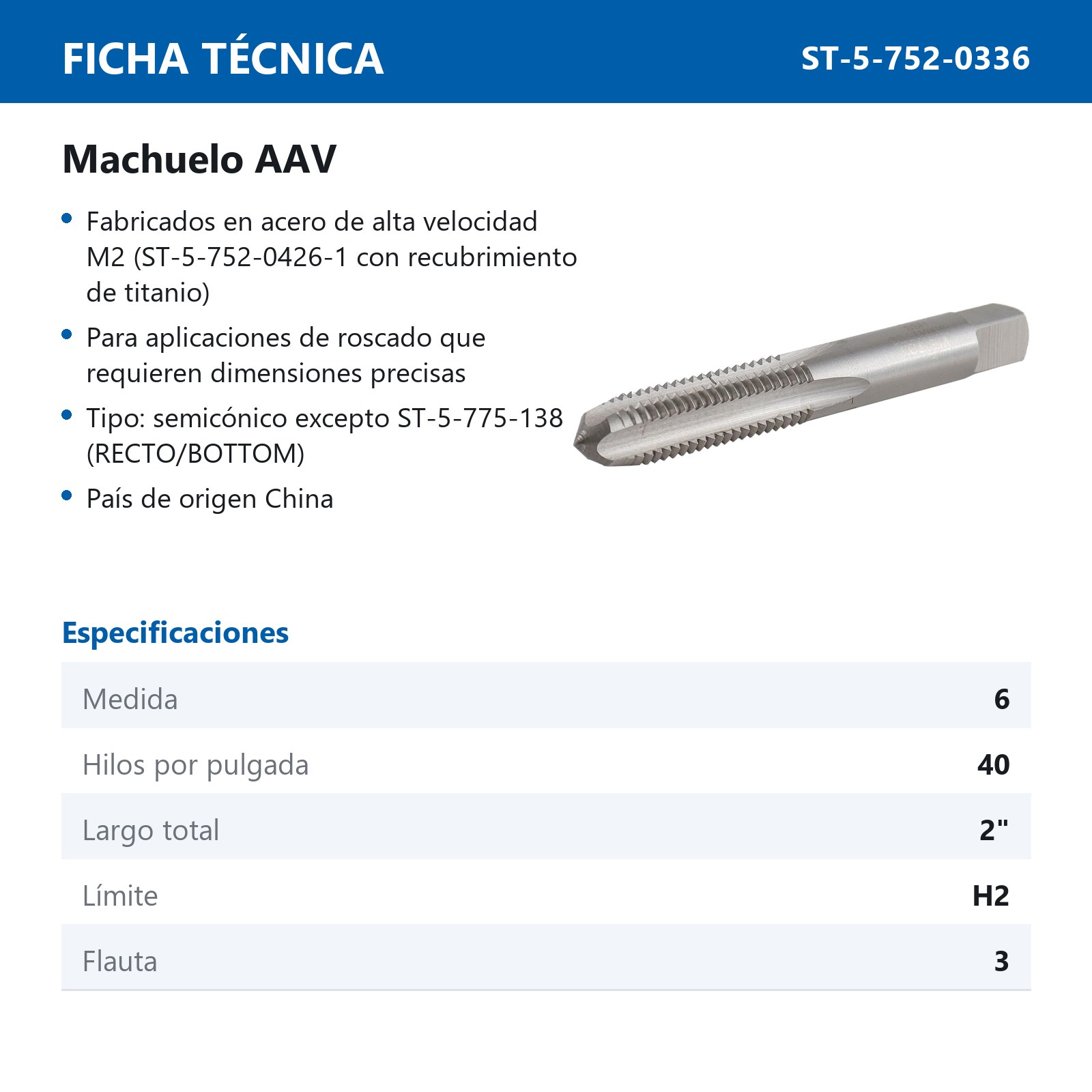 MACHUELO 6-40 AAV - Imagen 3