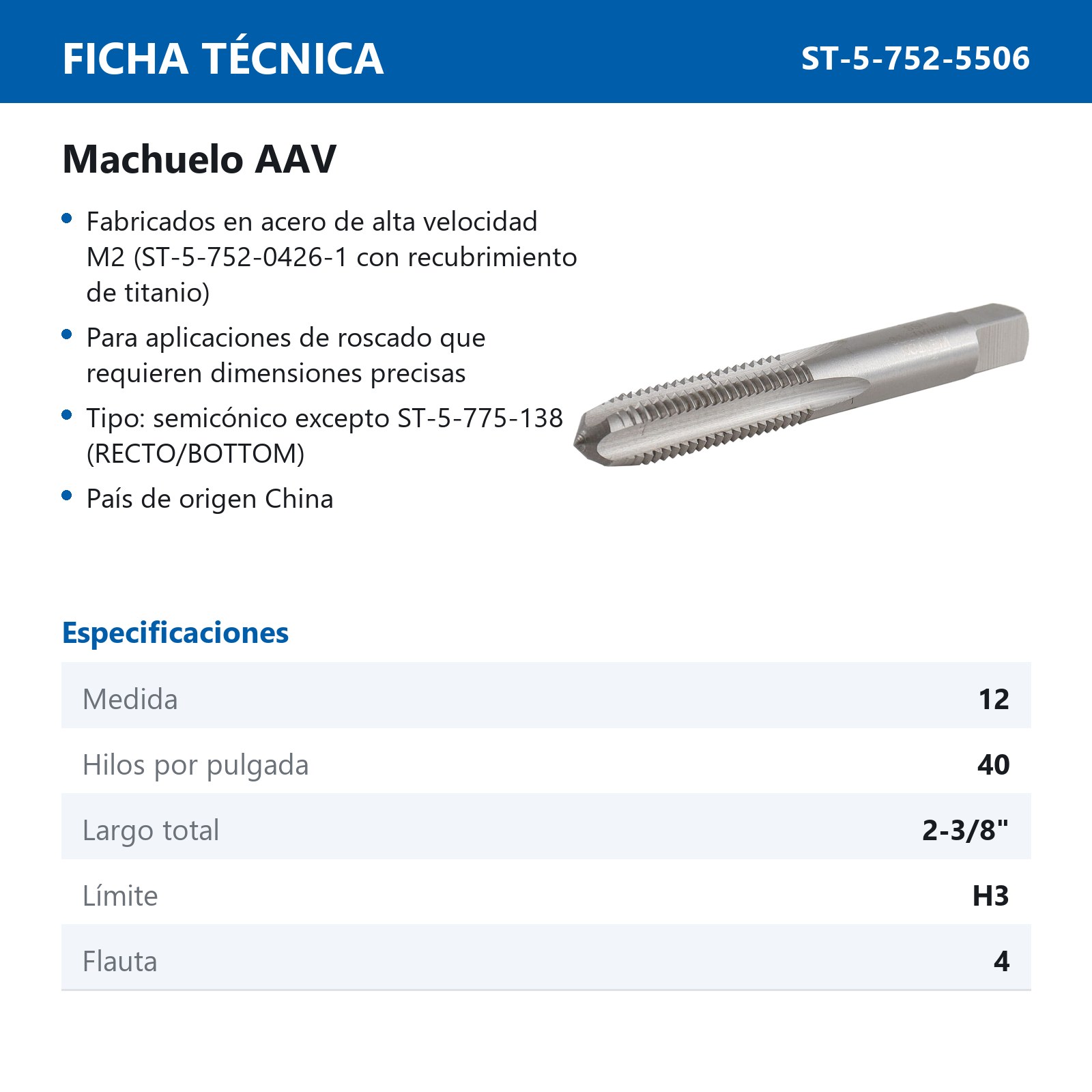 MACHUELO 12-40 AAV - Imagen 3