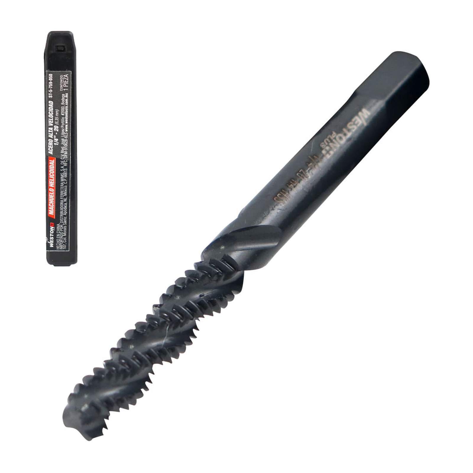 Machuelo Helicoidal 1/4"-20 AAV H4 Weston Plus