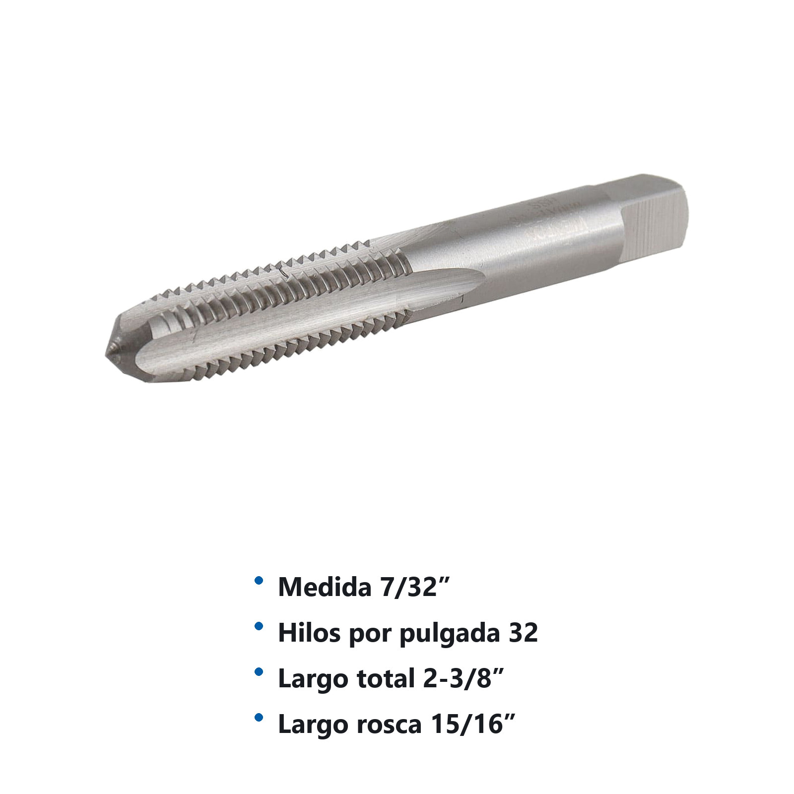 MACHUELO PLUG 7/32 X 32 A.C. - Imagen 2