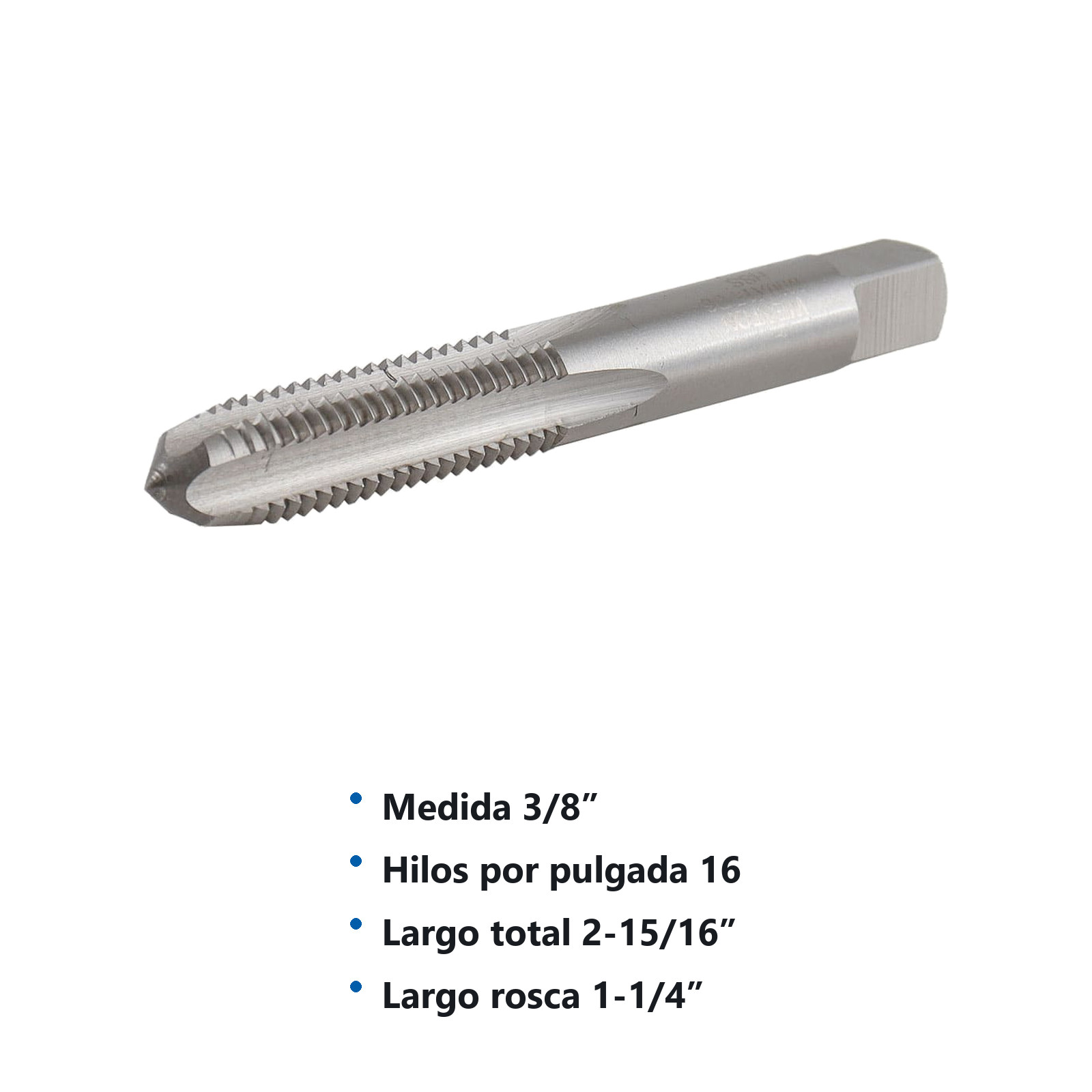 MACHUELO PLUG 3/8 X 16 A.C. - Imagen 2