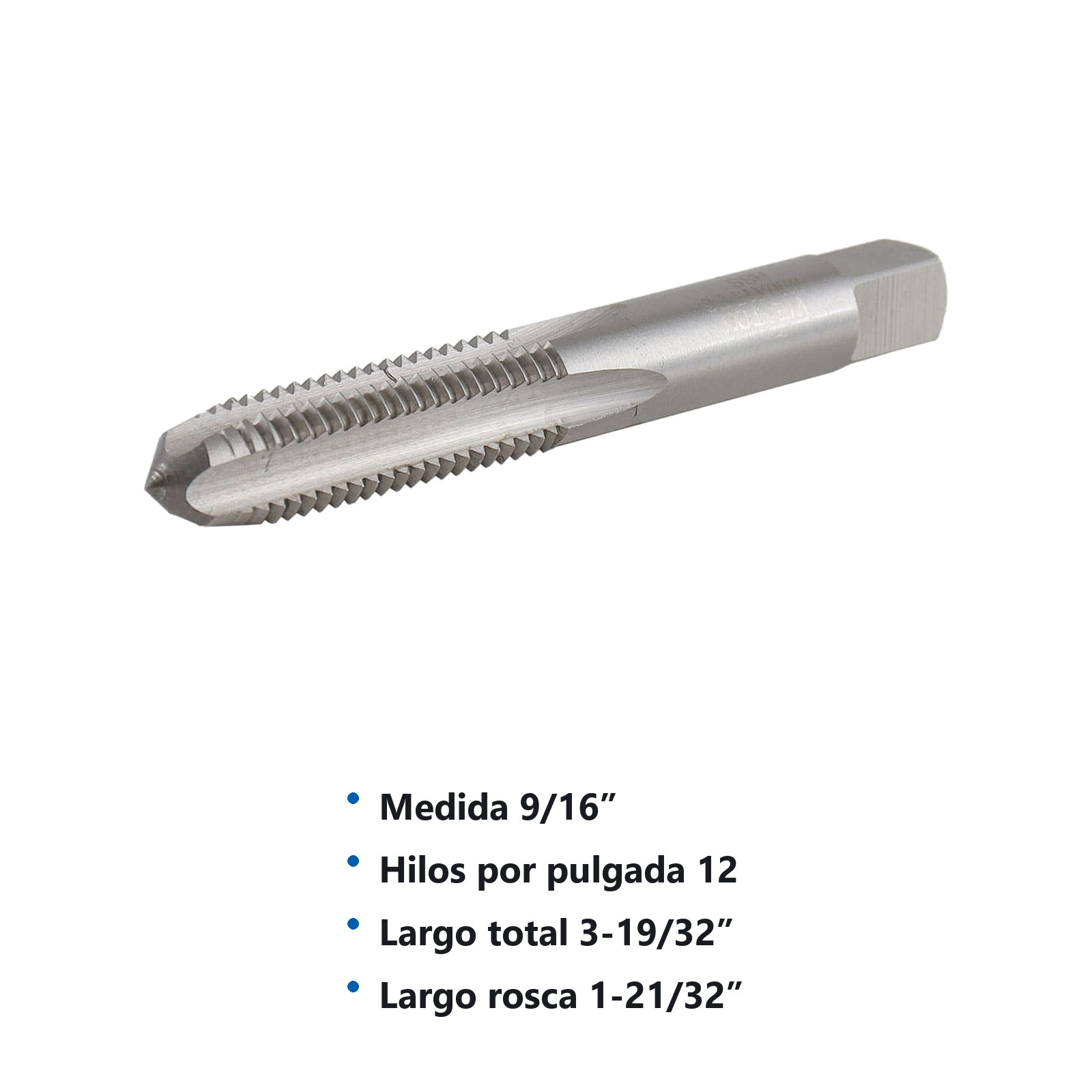 MACHUELO PLUG 9/16 X 12 A.C. - Imagen 2