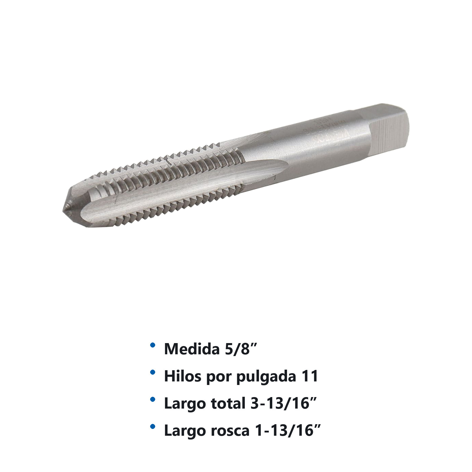 MACHUELO PLUG 5/8 X 11 A.C. - Imagen 2