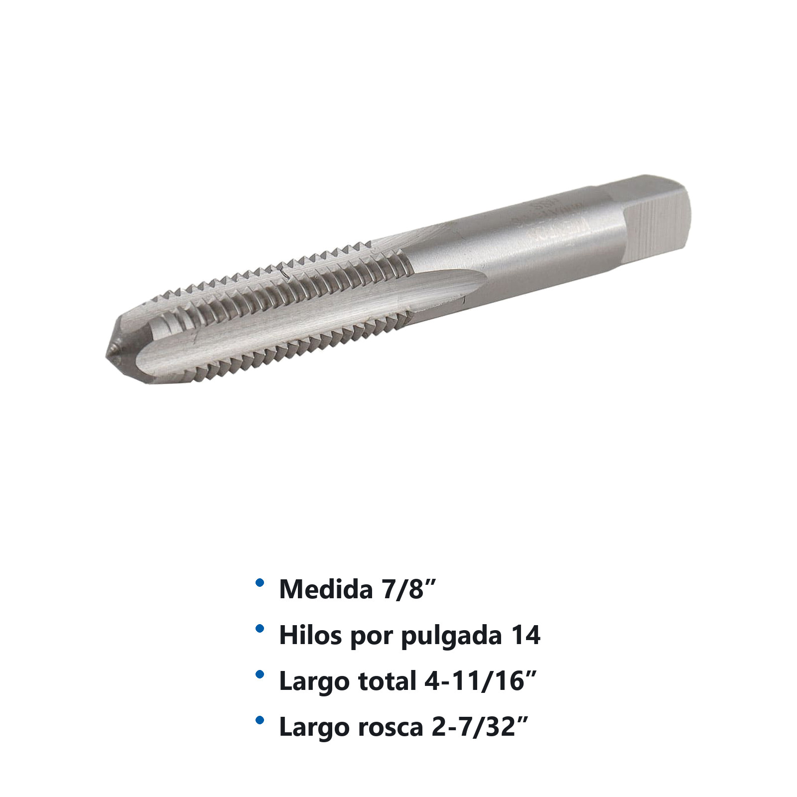 MACHUELO PLUG 7/8 X 14 A.C. - Imagen 2
