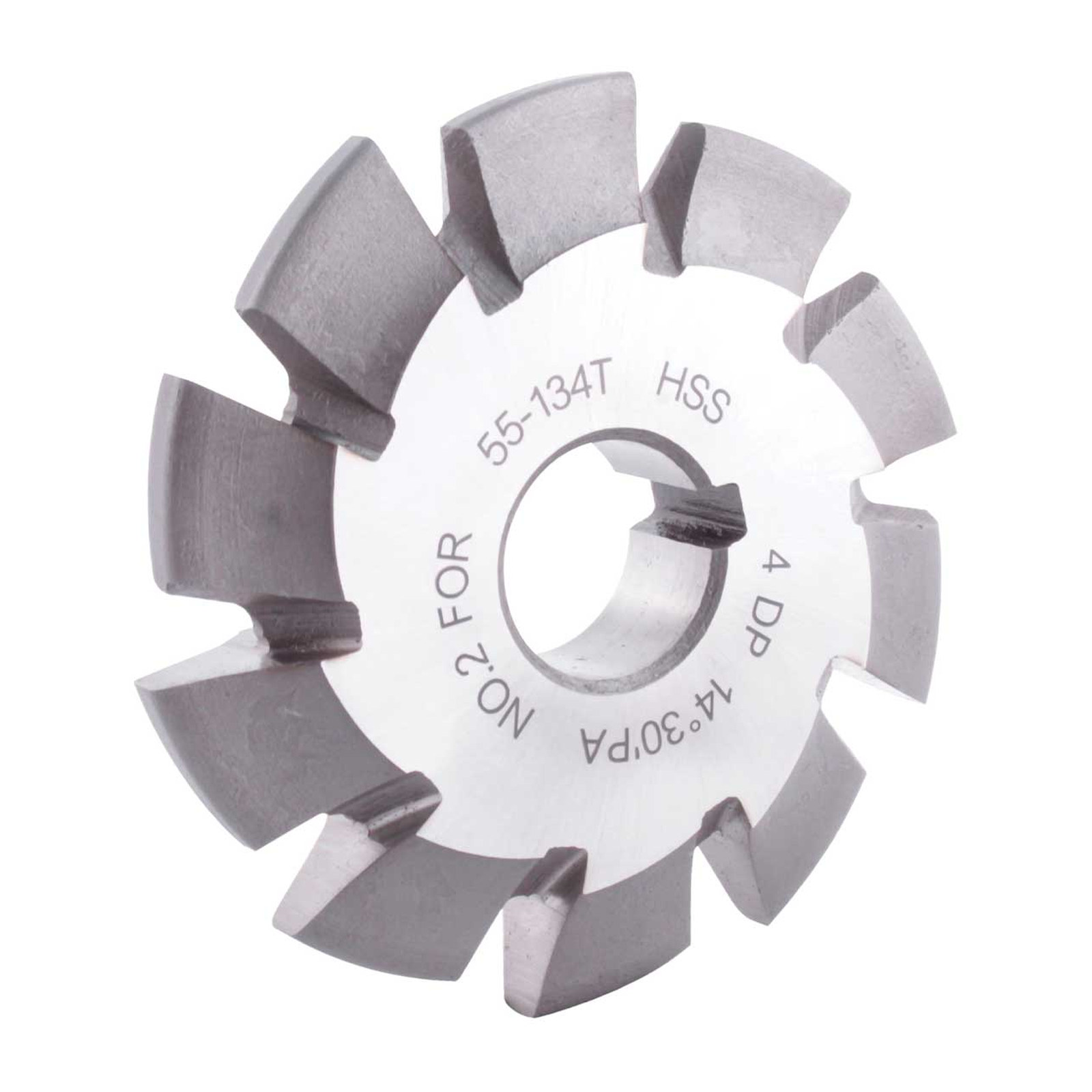 Juego de Cortadores para Engrane 14.5° 10DP 2.75" WESTON (8 Piezas)