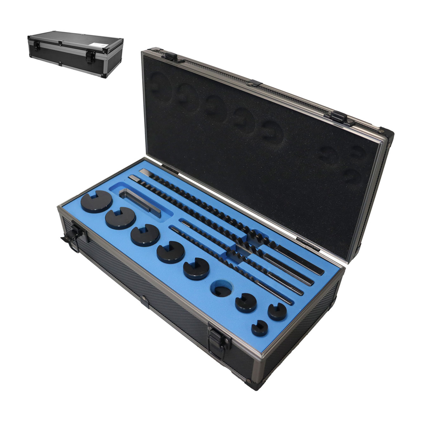 Juego de Brochas para Cuñero 1/8", 3/16", 1/4" y 3/8" 18 Piezas WESTON