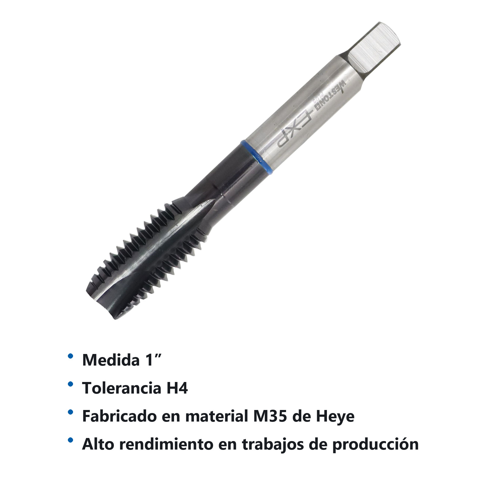 MACHUELO AAV C/TiALN TIPO GUN 1"-8 P/ACERO WP EX-P - Imagen 2