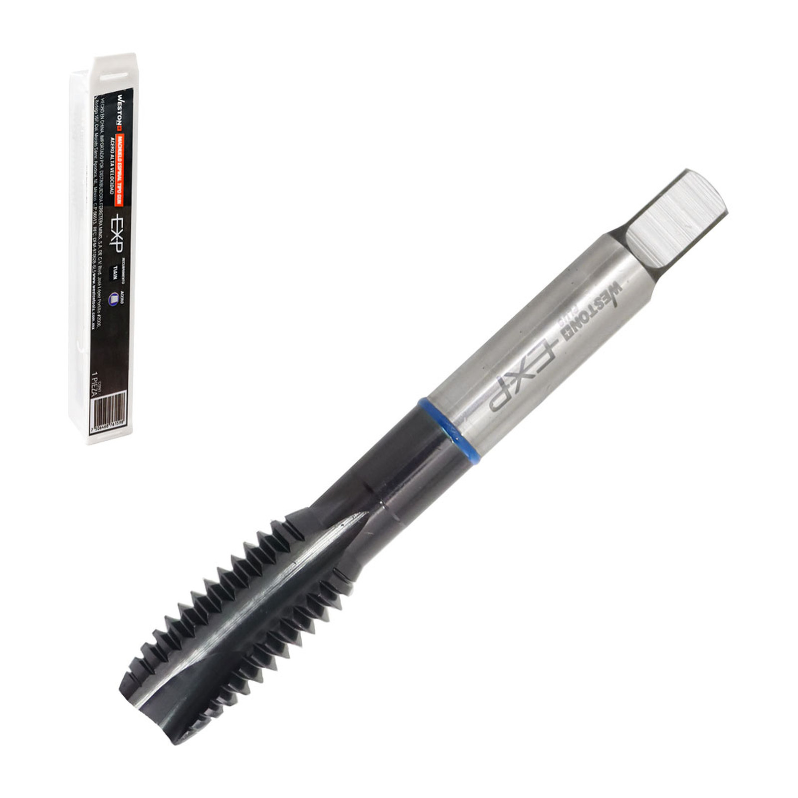 Machuelo de Alta Velocidad Tipo Gun M24x3.0 con Recubrimiento TiALN para Acero EX-P