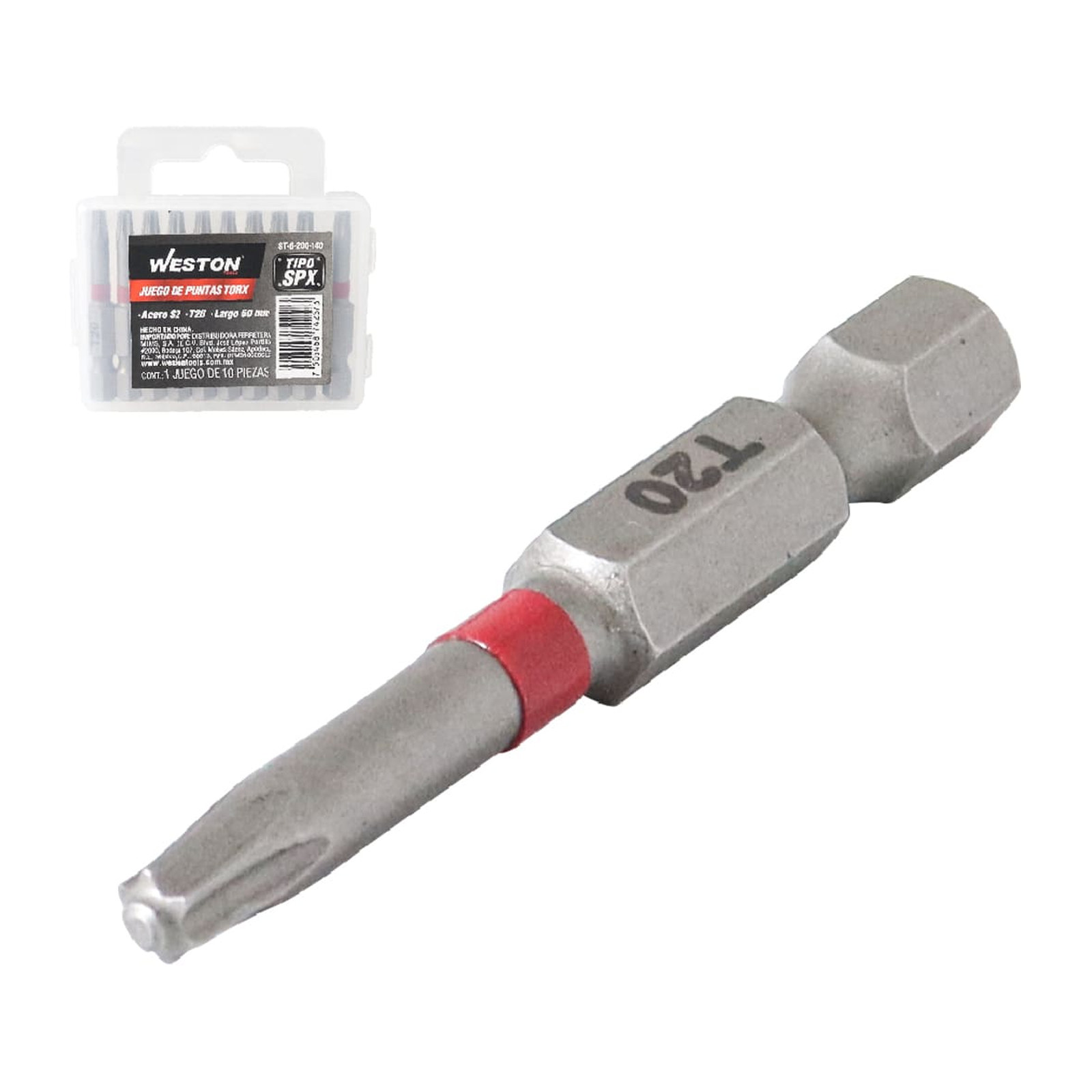 Juego de Puntas Torx T20 50 mm Weston