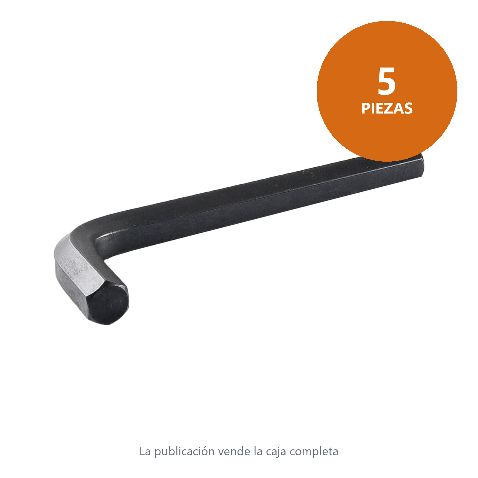LLAVE HEXAGONAL L CORTA CrV  9/16"  (PRECIO X PZA - EMPAQUE C/5 PZAS) - Imagen 3