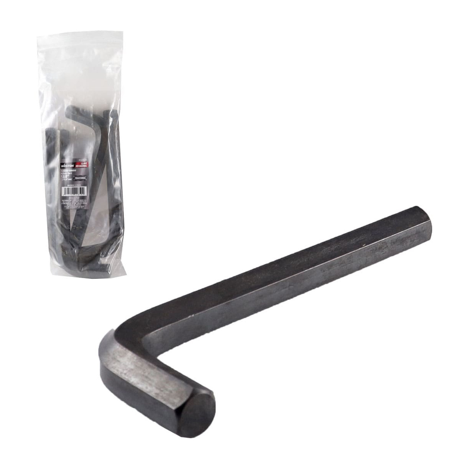 Llave Hexagonal Tipo L Corta CrV 5/8" Weston