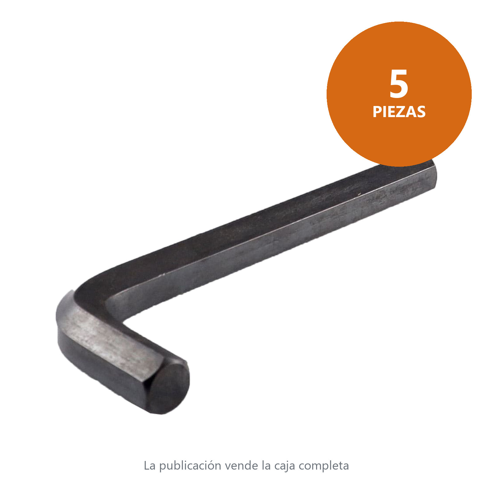 LLAVE HEXAGONAL L CORTA CrV  5/8"  (PRECIO X PZA - EMPAQUE C/5 PZAS) - Imagen 3