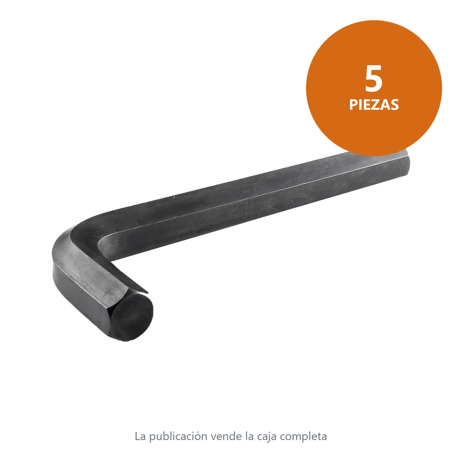 LLAVE HEXAGONAL L CORTA CrV  3/4"  (PRECIO X PZA - EMPAQUE C/5 PZAS) - Imagen 3