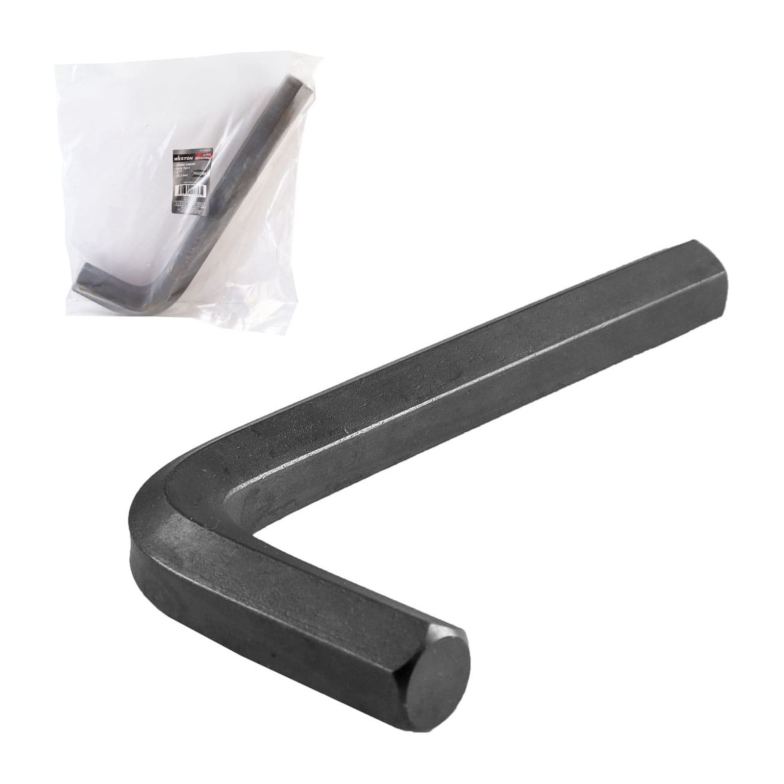 Llave Hexagonal Tipo L Corta Cromo Vanadio 1" WESTON