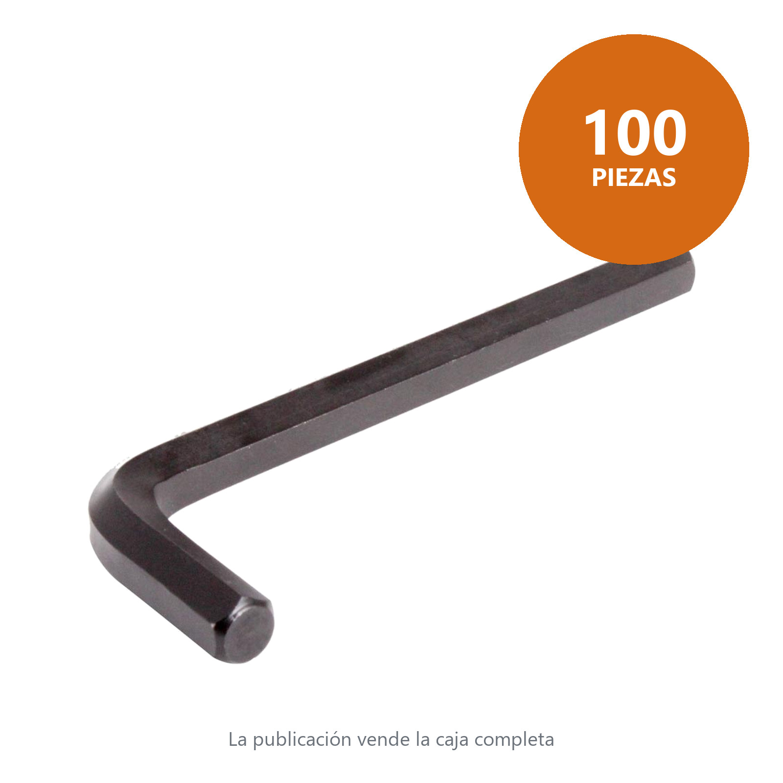 LLAVE HEXAGONAL L CORTA .050" (PRECIO X PZA - EMPAQUE C/100 PZA) - Imagen 2