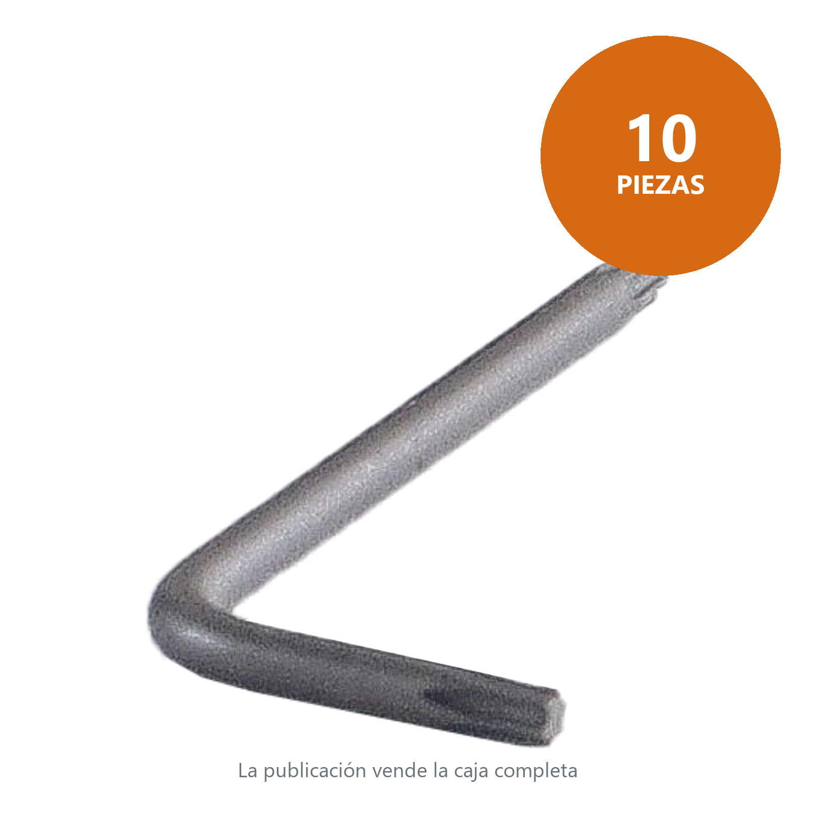 LLAVE HEX, L PUNTAS TORX CORTA CrV  T10  (PRECIO X PZA - EMPAQUE C/10 PZAS) - Imagen 4