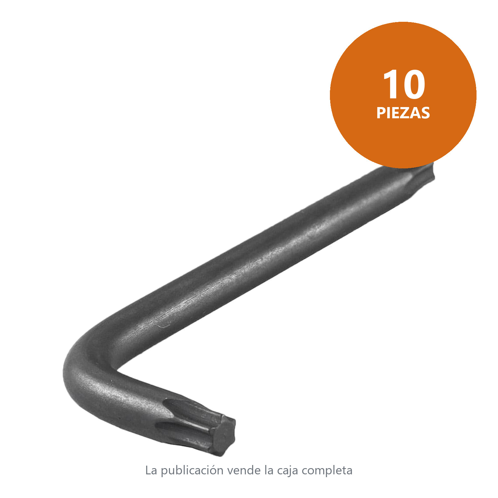 LLAVE HEX, L PUNTAS TORX CORTA CrV  T30  (PRECIO X PZA - EMPAQUE C/10 PZAS) - Imagen 4