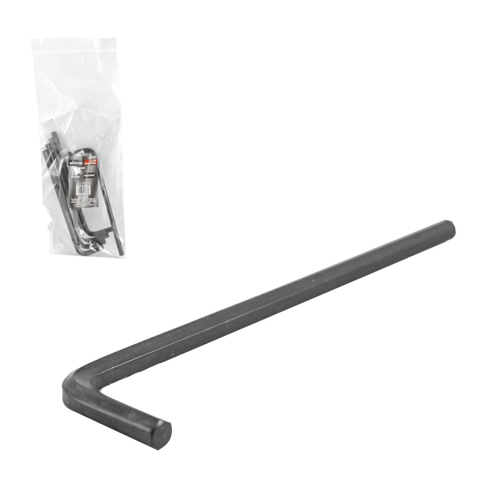 Llave Hexagonal en L Brazo Largo 7/32" WESTON