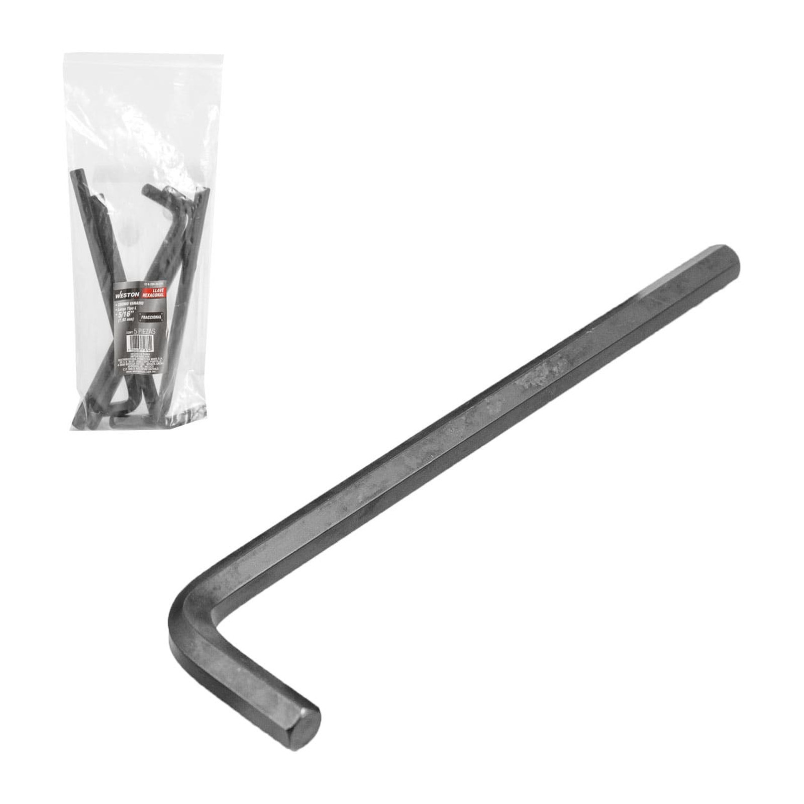 Llave Hexagonal L Larga 5/16" WESTON