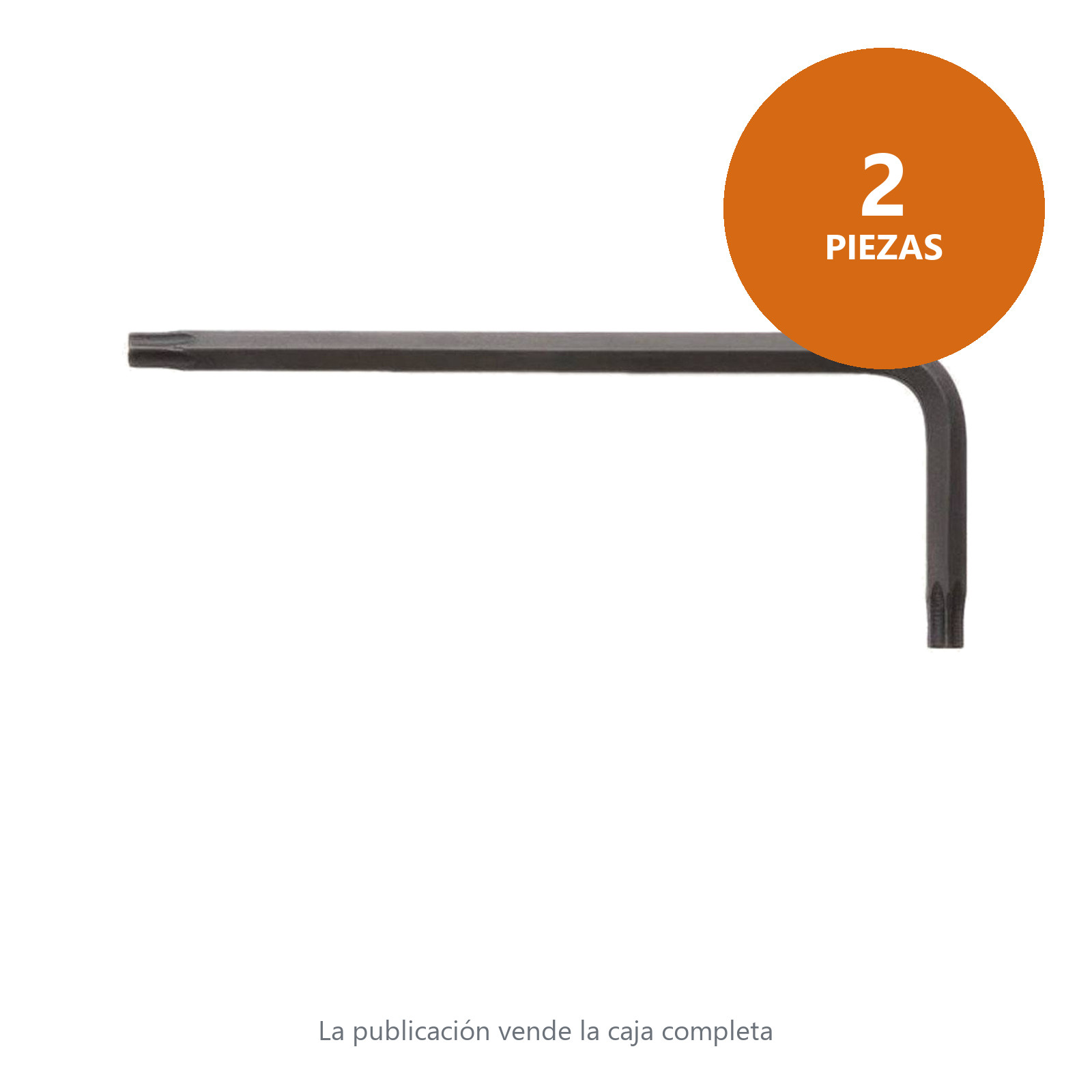 LLAVE HEX, L LARGA 7/16" (PRECIO X PZA - EMPAQUE C/2 PZAS) - Imagen 2
