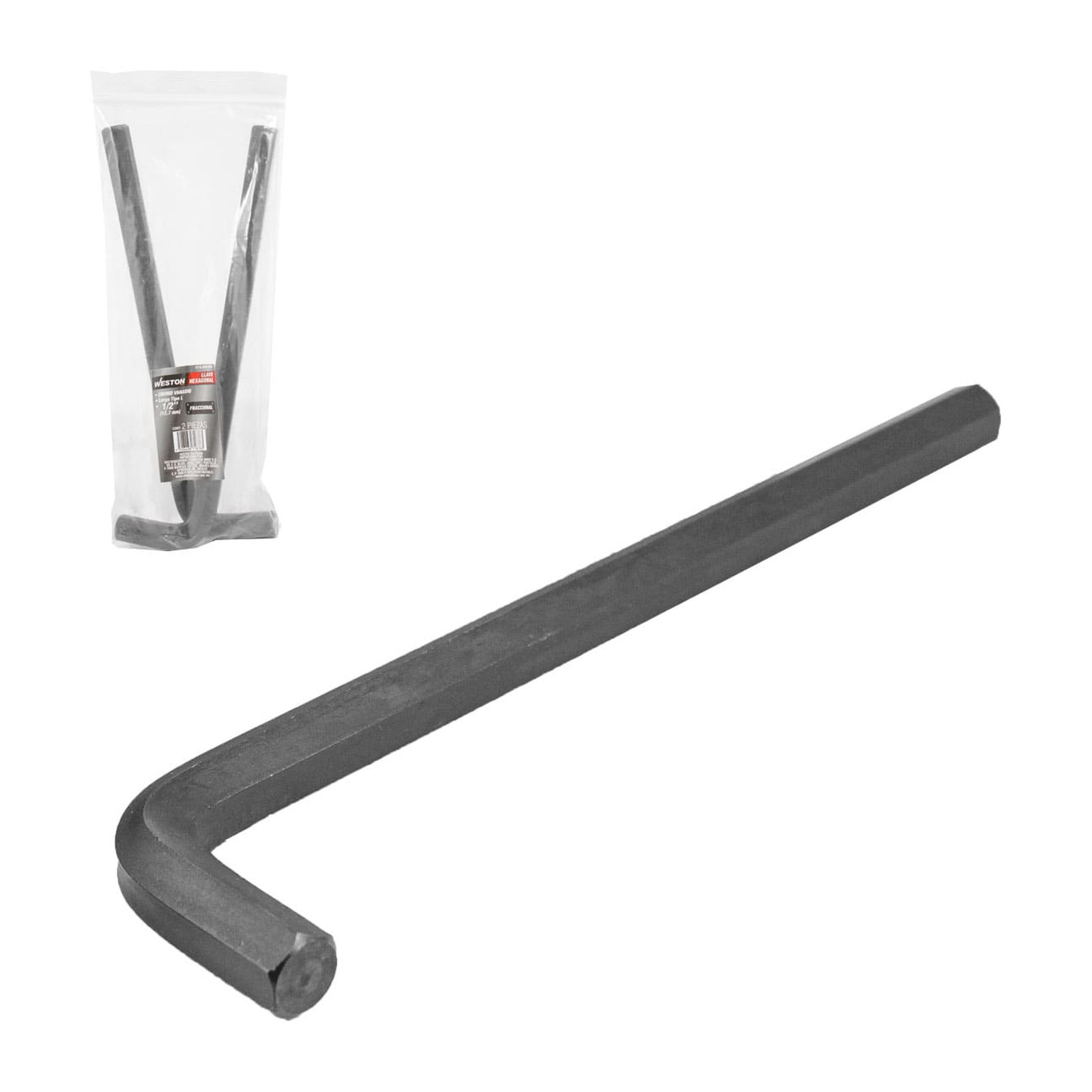 Llave Hexagonal L Larga 1/2" WESTON