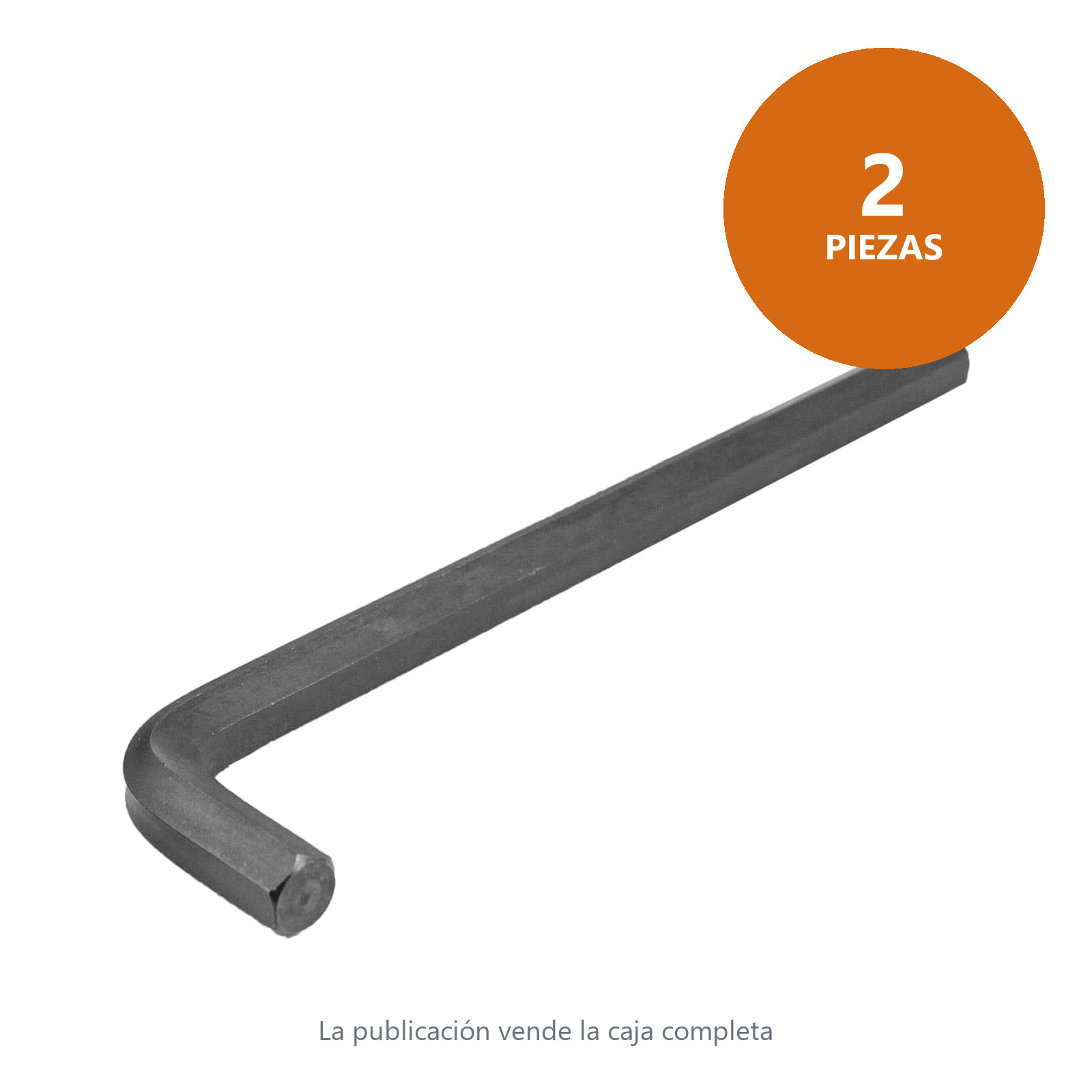 LLAVE HEX, L LARGA 1/2'' (PRECIO X PZA - EMPAQUE C/2 PZAS) - Imagen 3