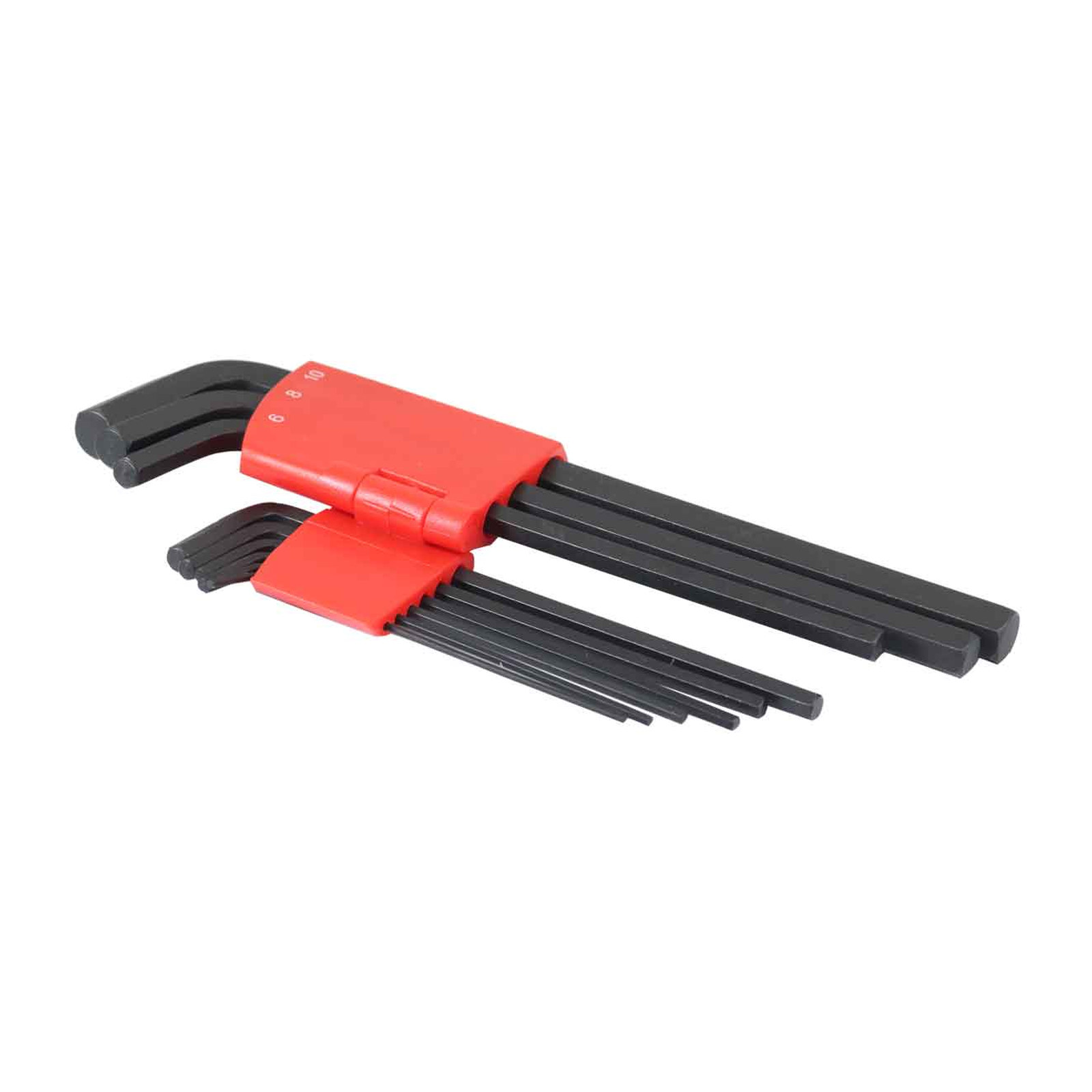 JUEGO 9 LLAVES LARGAS 1.5-10MM HEX CRV - Imagen 2