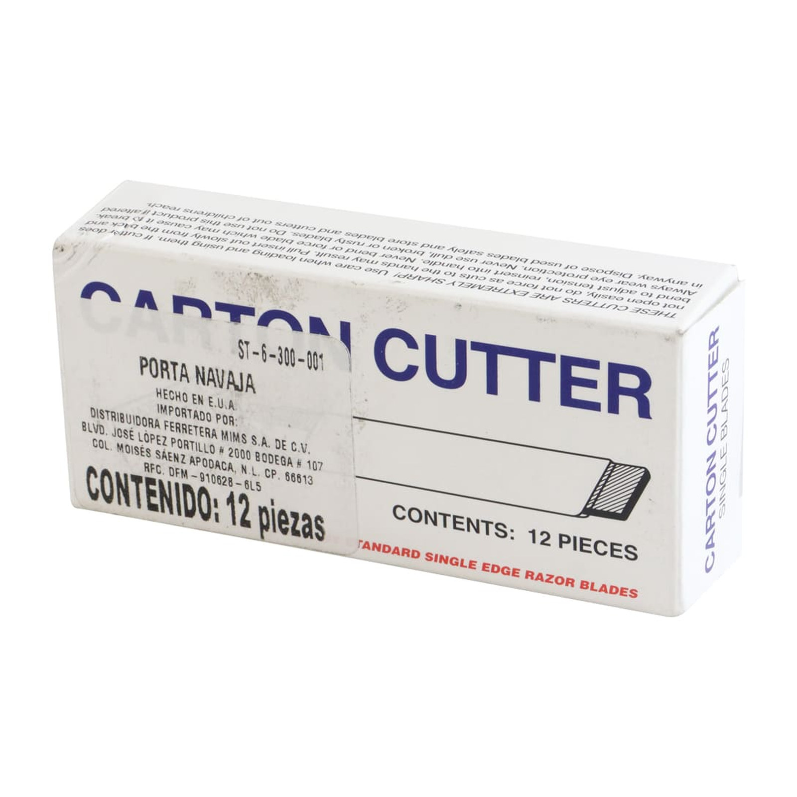 PORTA NAVAJA UN FILO COMPL (PRECIO X CAJA C/12 PZS) - Imagen 3