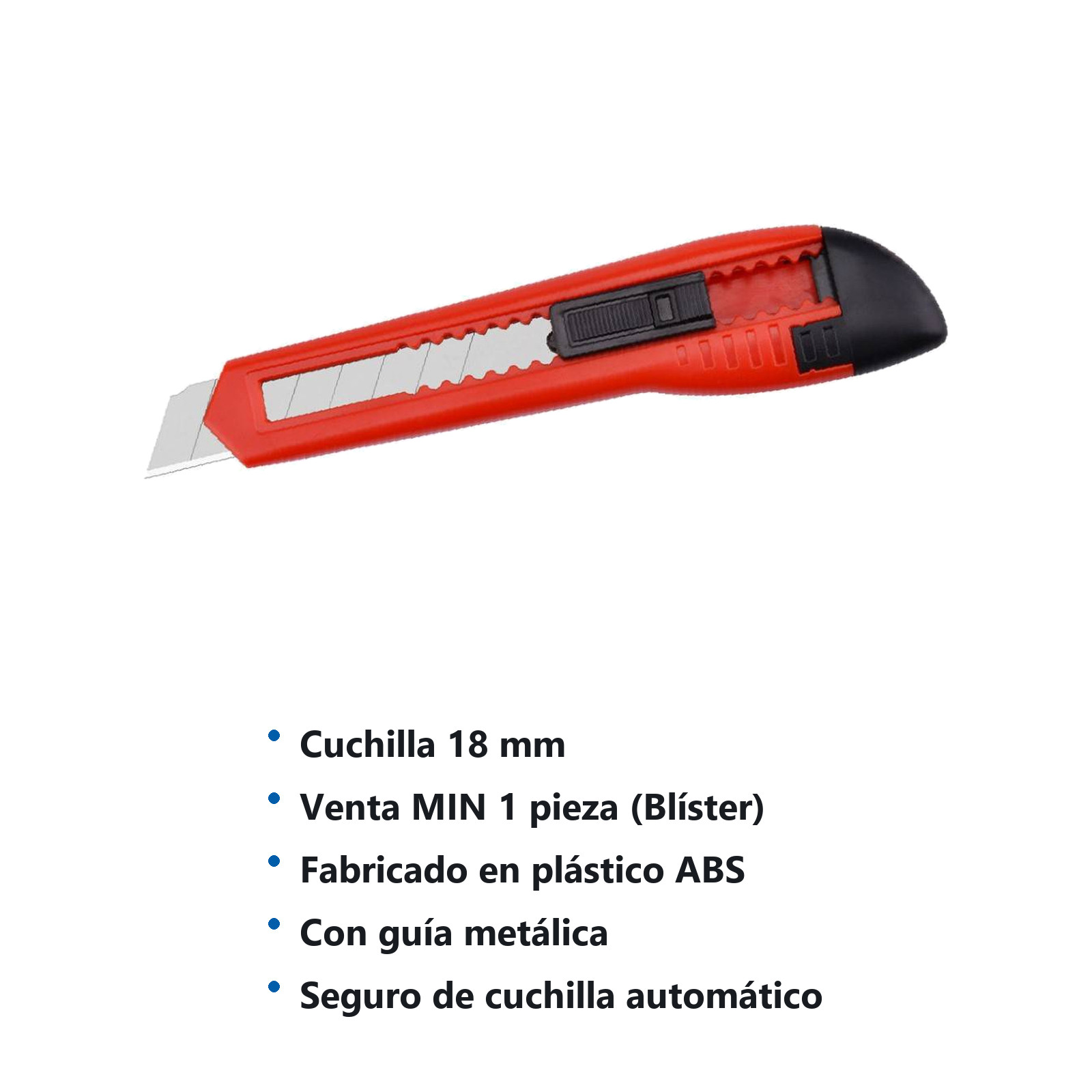 CUTER DE PLASTICO 18MM - Imagen 3