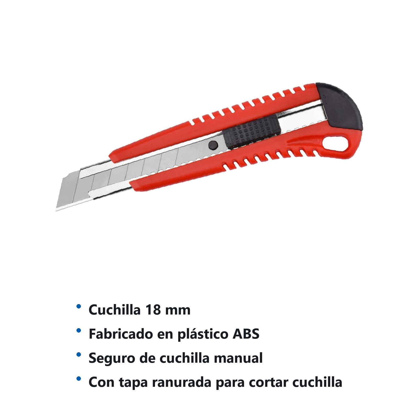CUTER DE PLASTICO REFORZADO 18MM - Imagen 3
