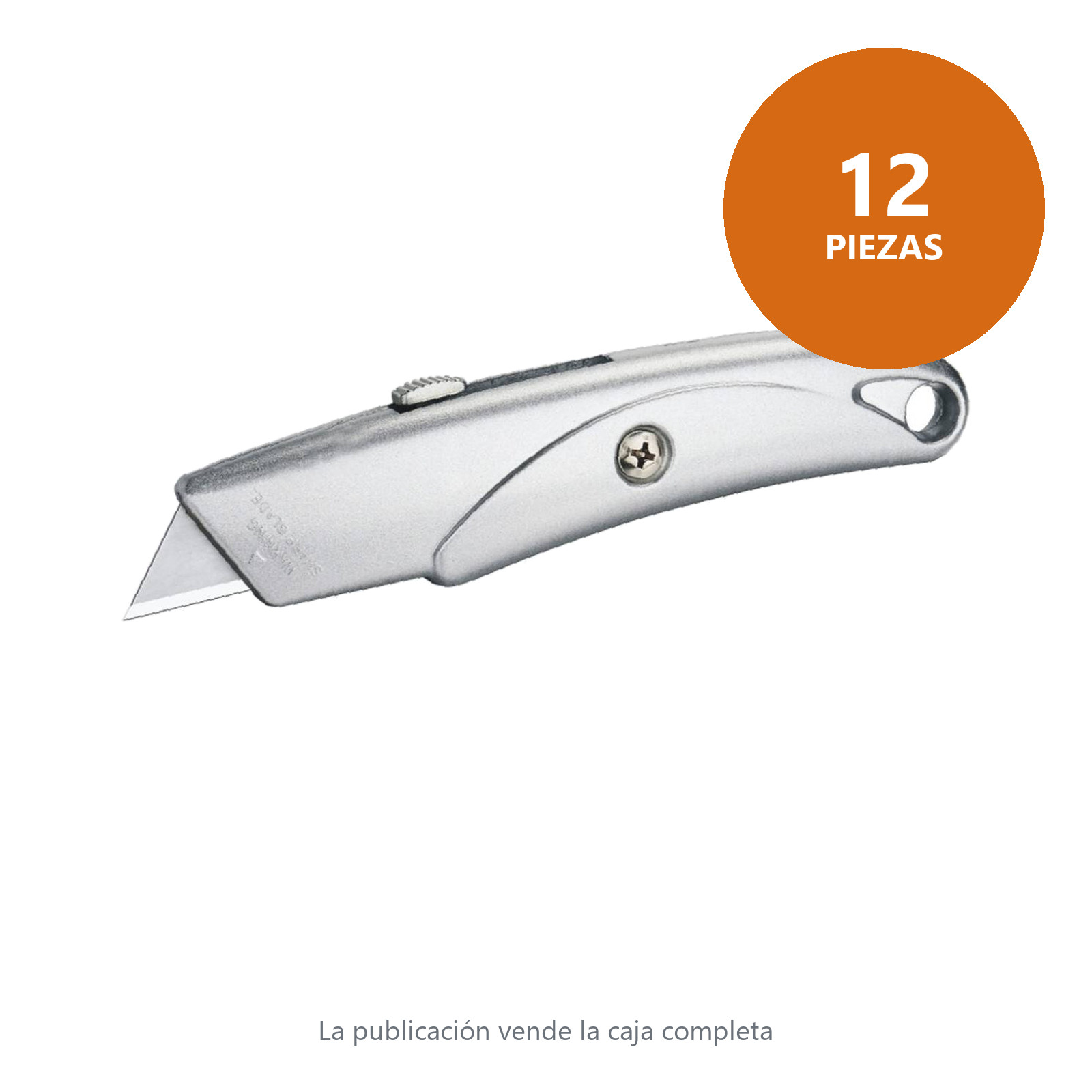 NAVAJA DE ALUMINIO CUCHILLA 19MM - Imagen 2