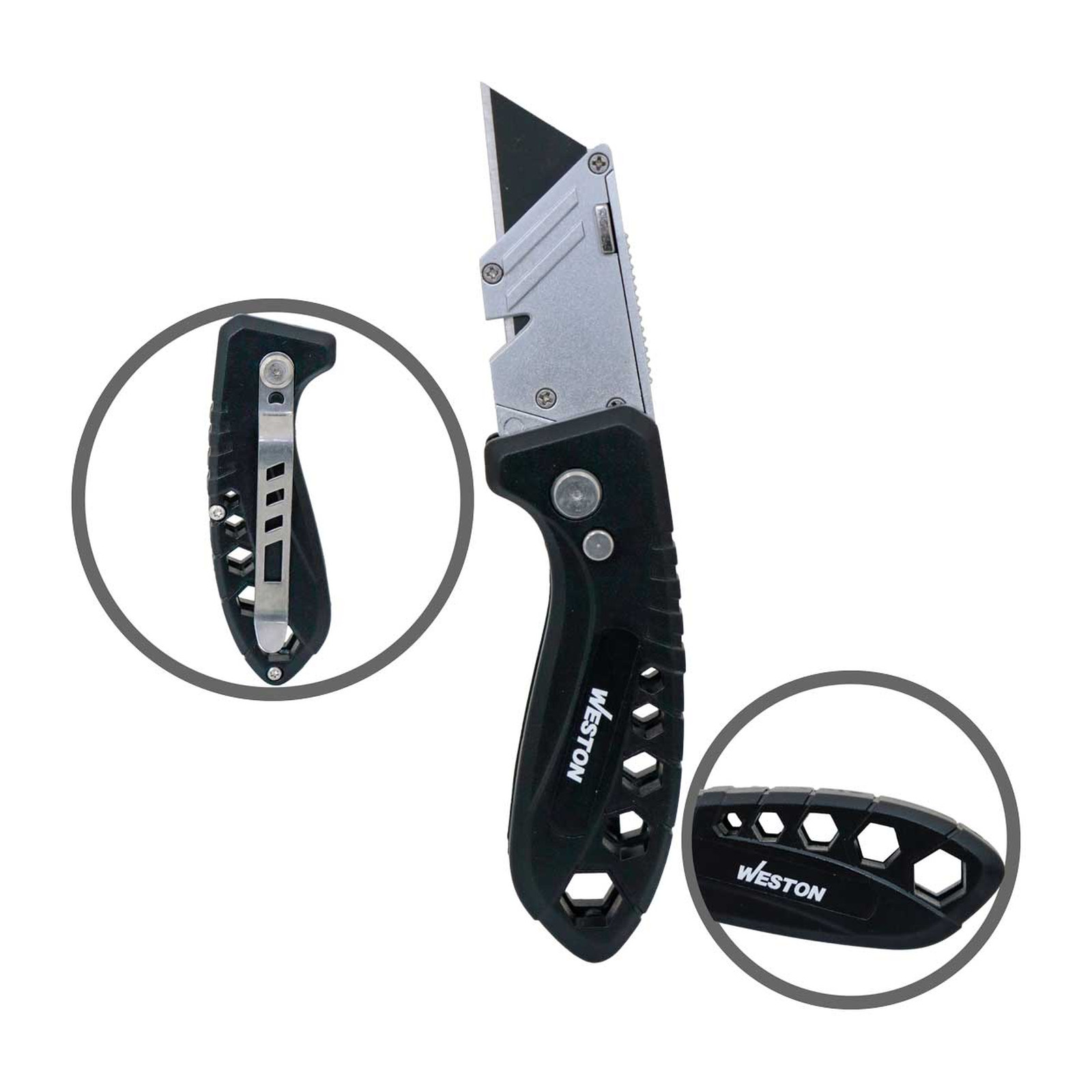 NAVAJA MULTIUSOS PLEGABLE 19X60MM - Imagen 2
