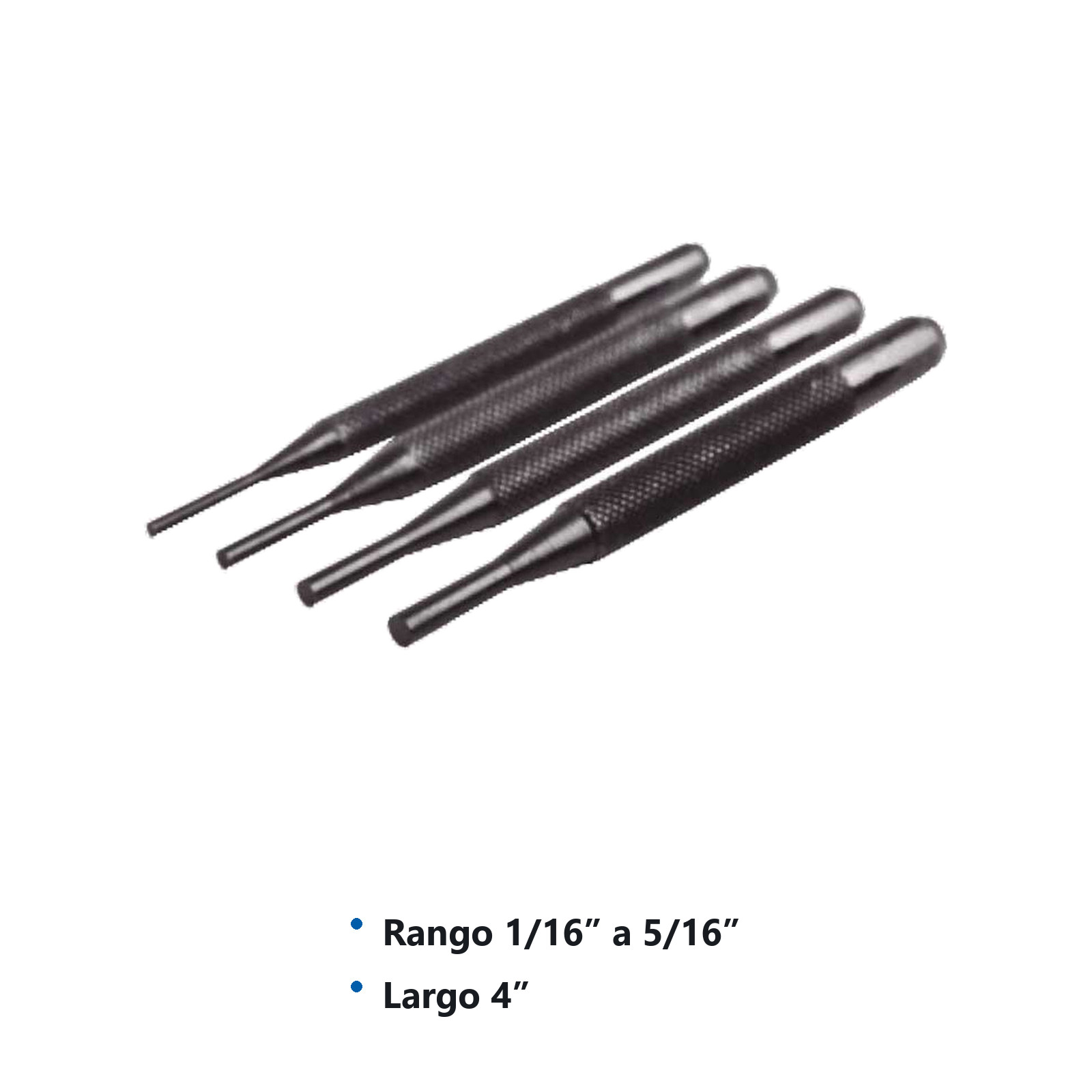 JGO.PUNZONES DE 8PZS 1/16"-5/16" - Imagen 2