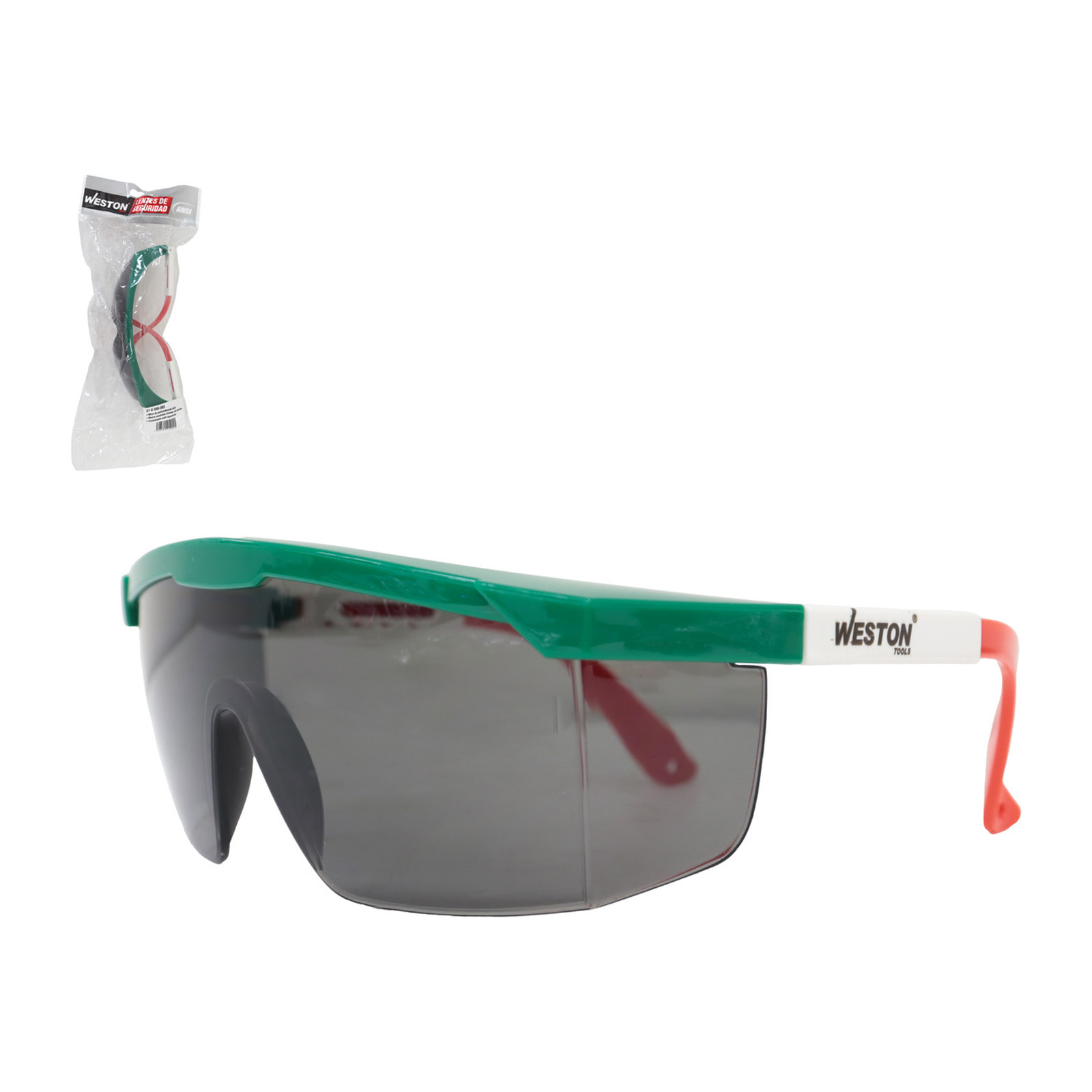 Lente de Seguridad Tricolor Gris ANSI Weston